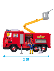 Simba Toys - Brannmann Sam Brannbil Jupiter med Figur Sesong 13 - brannbiler - red - 14