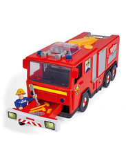 Simba Toys - Brannmann Sam Brannbil Jupiter med Figur Sesong 13 - brannbiler - red - 16