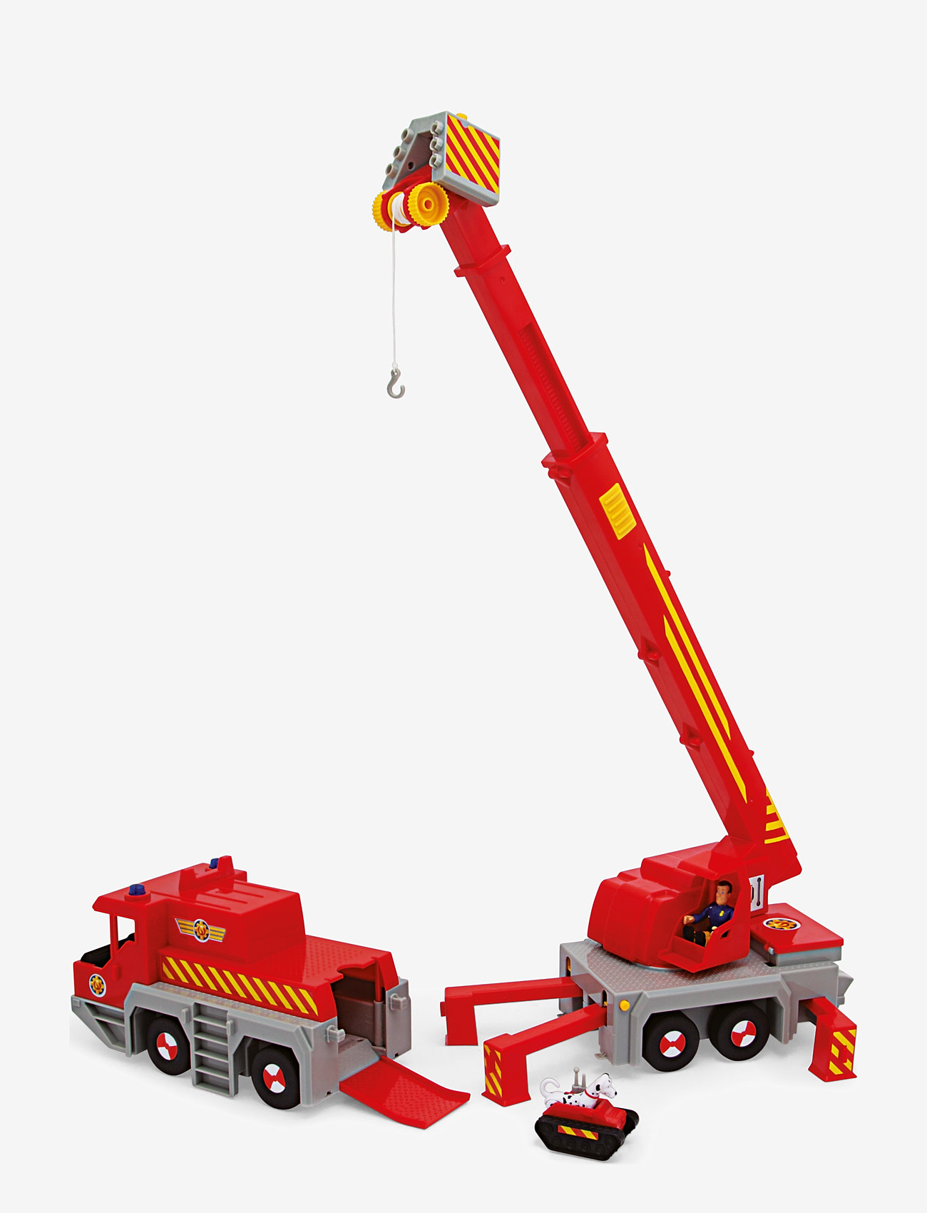 Simba Toys - Brannmann Sam Jupiter 2-i-1 Kranbil - brannbiler - red - 1