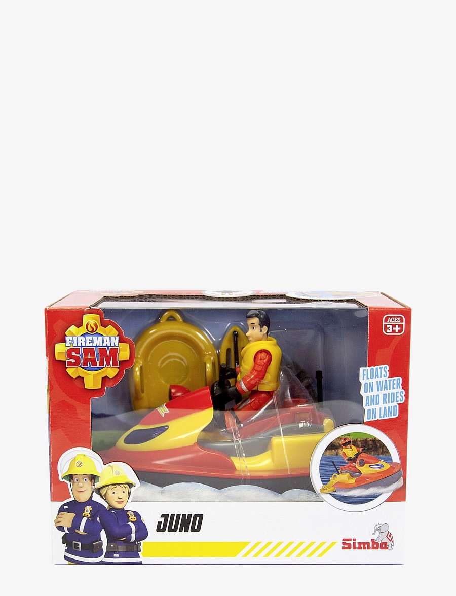 Simba Toys - Fireman Sam Juno, Jet Ski incl. Figurine - bátar - yellow - 1