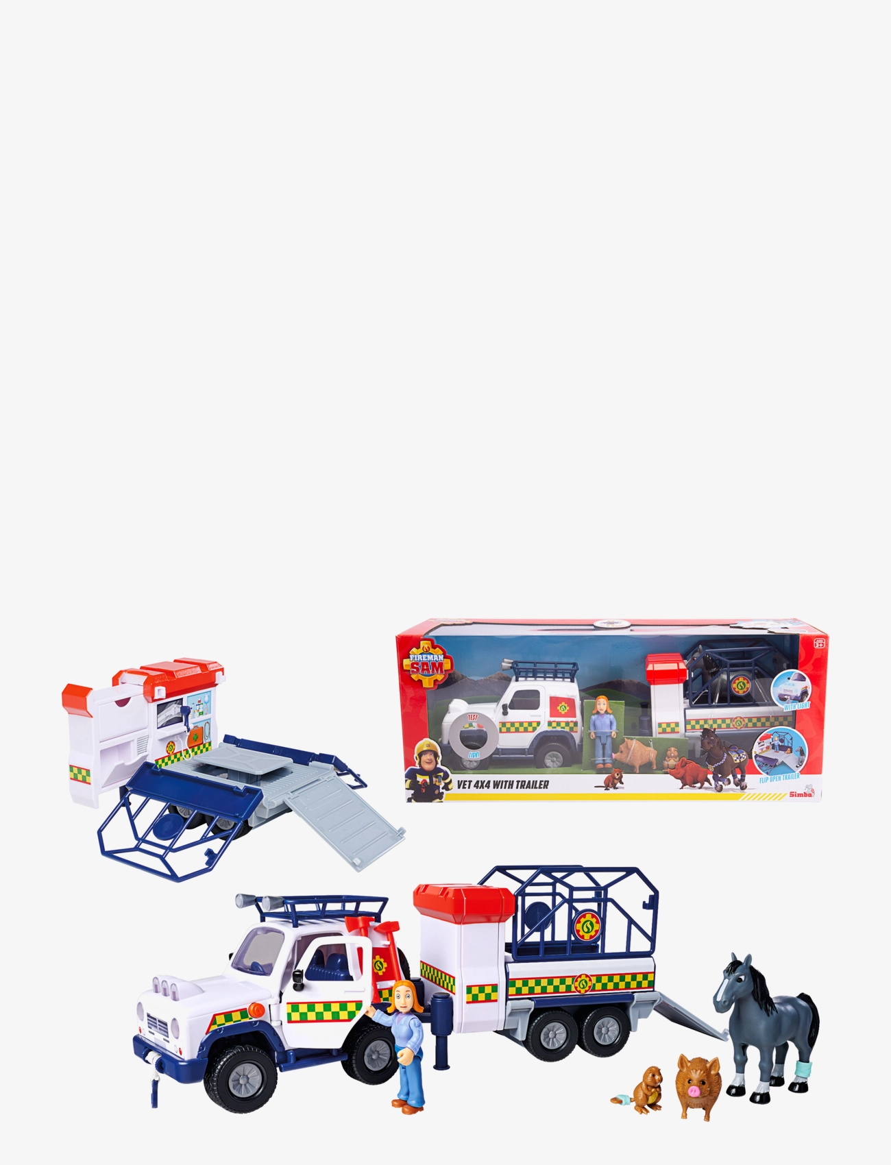 Simba Toys - Simba Toys Sam Vet Rescue with Trailer - multi coloured - 1