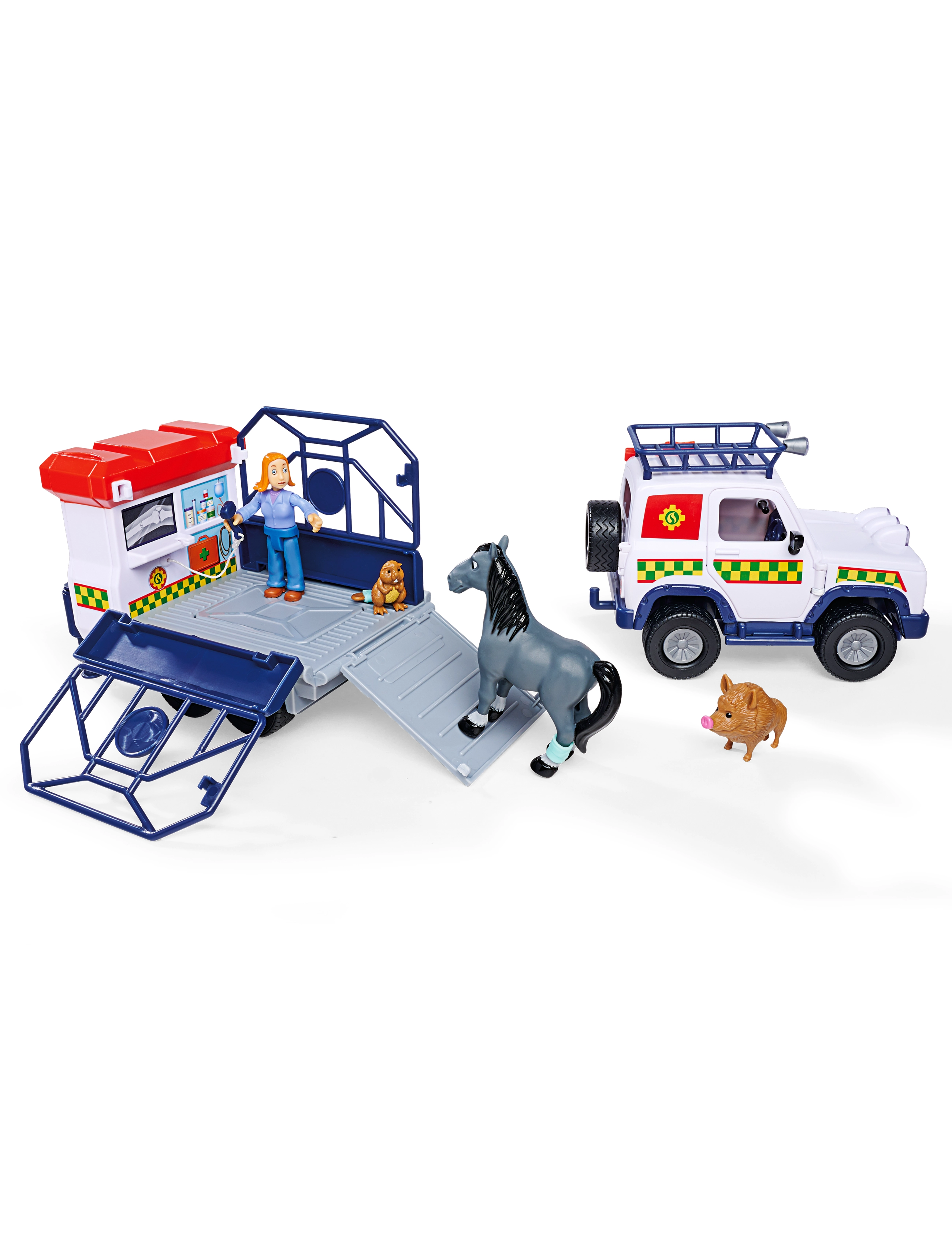 Simba Toys - Simba Toys Sam Vet Rescue with Trailer - multi coloured - 3
