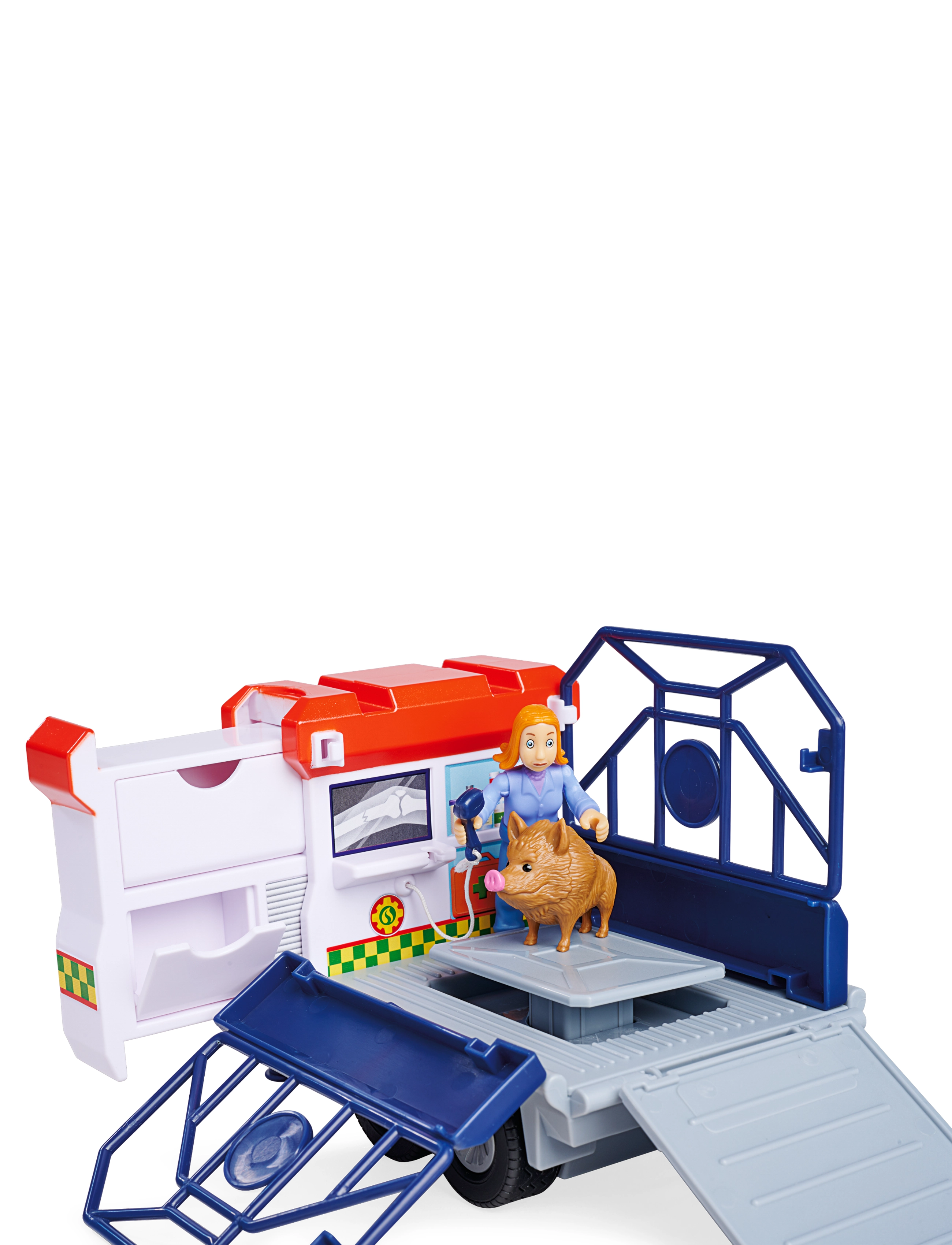 Simba Toys - Simba Toys Sam Vet Rescue with Trailer - multi coloured - 5