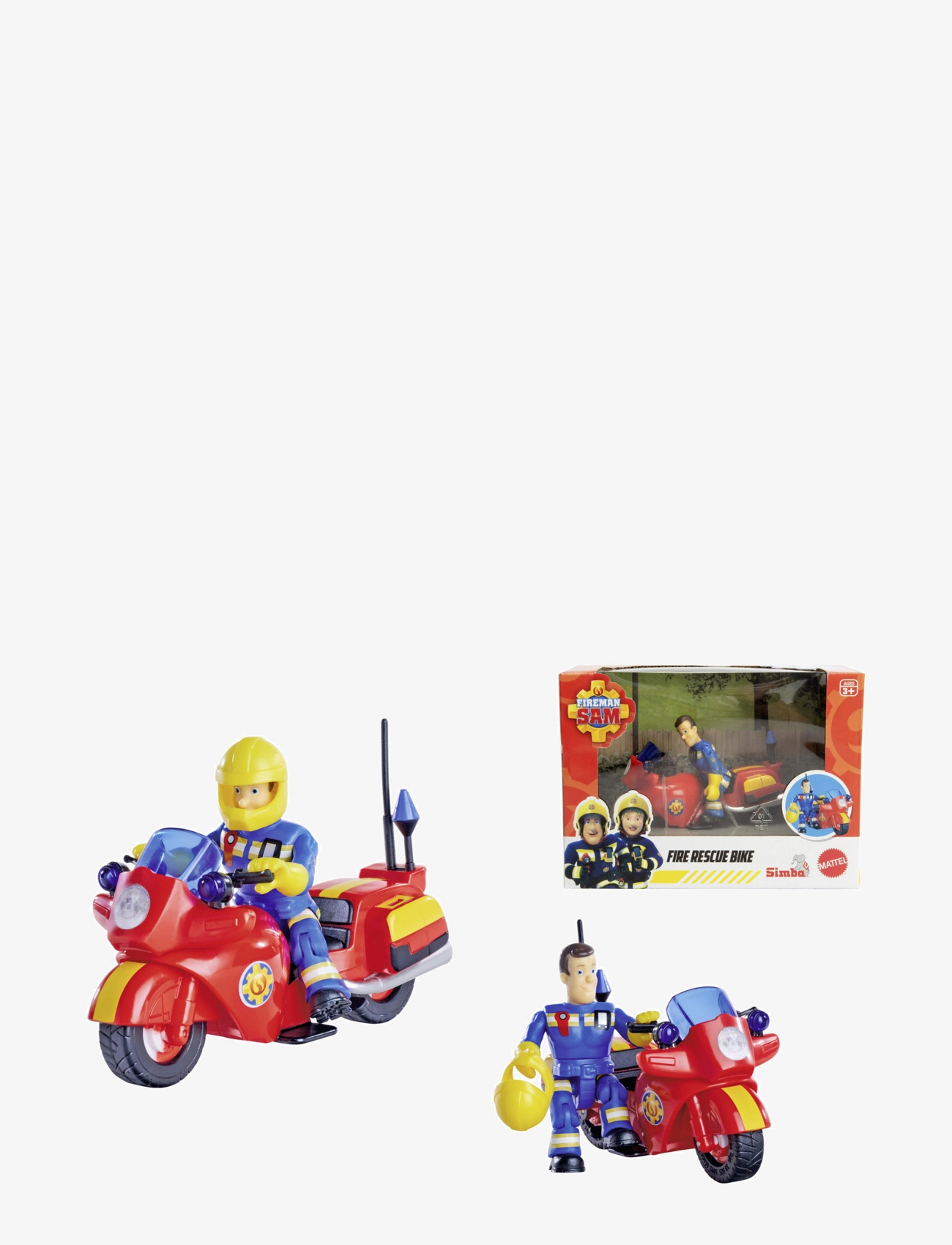 Brandmand Sam Brandman Sam Brandkårsmotorcykel med Figur - App deal - MULTI COLOURED / multi