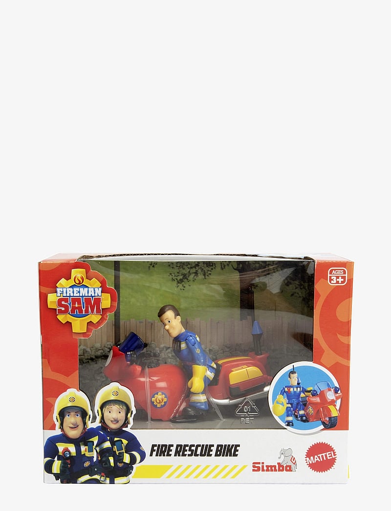 Feuerwehrmann Sam - Brandman Sam Brandkårsmotorcykel med Figur - film- & märchenfiguren - multi coloured - 1