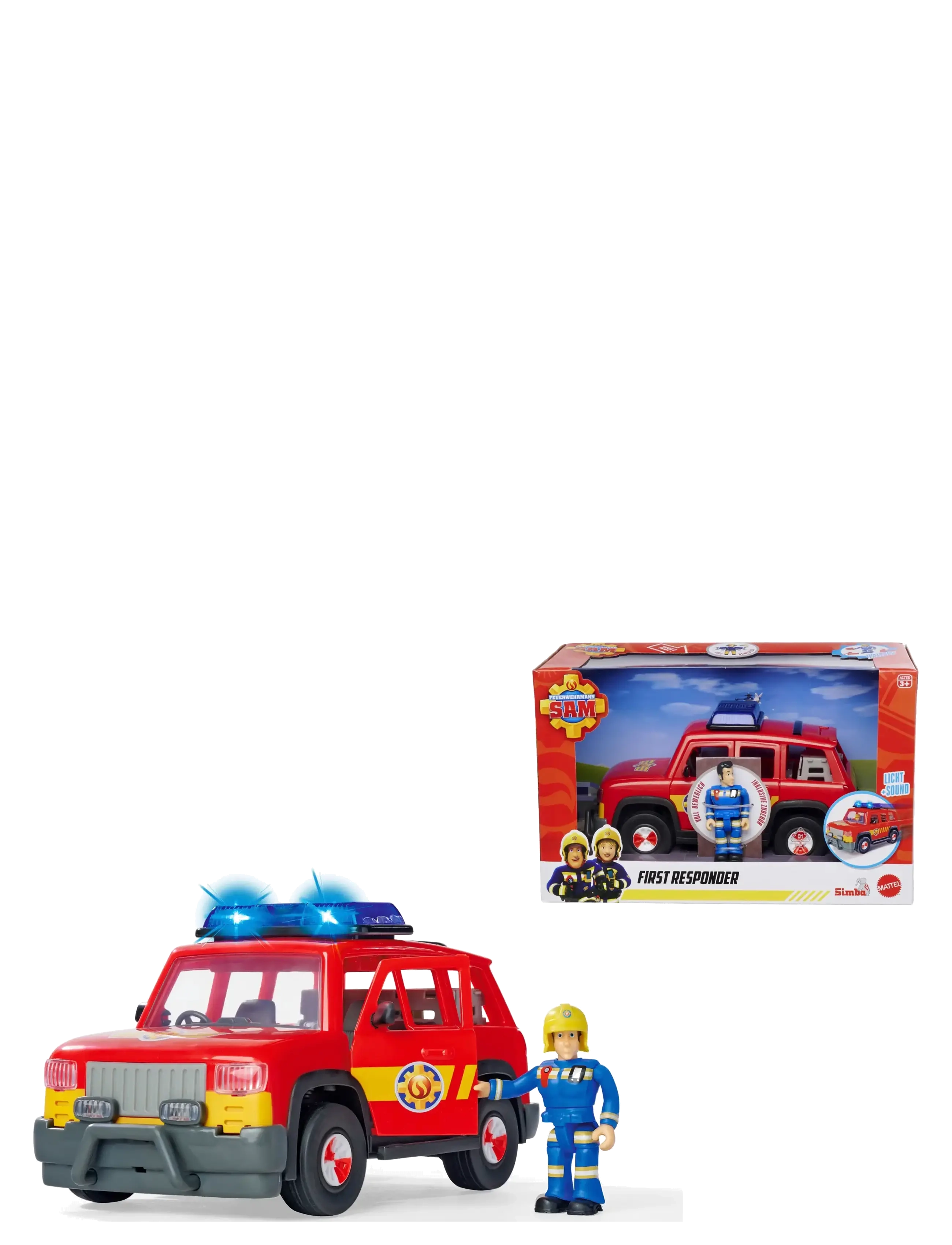 Simba Toys - Fireman Sam First Responer Vehicle - ambulanser - multicolor - 0
