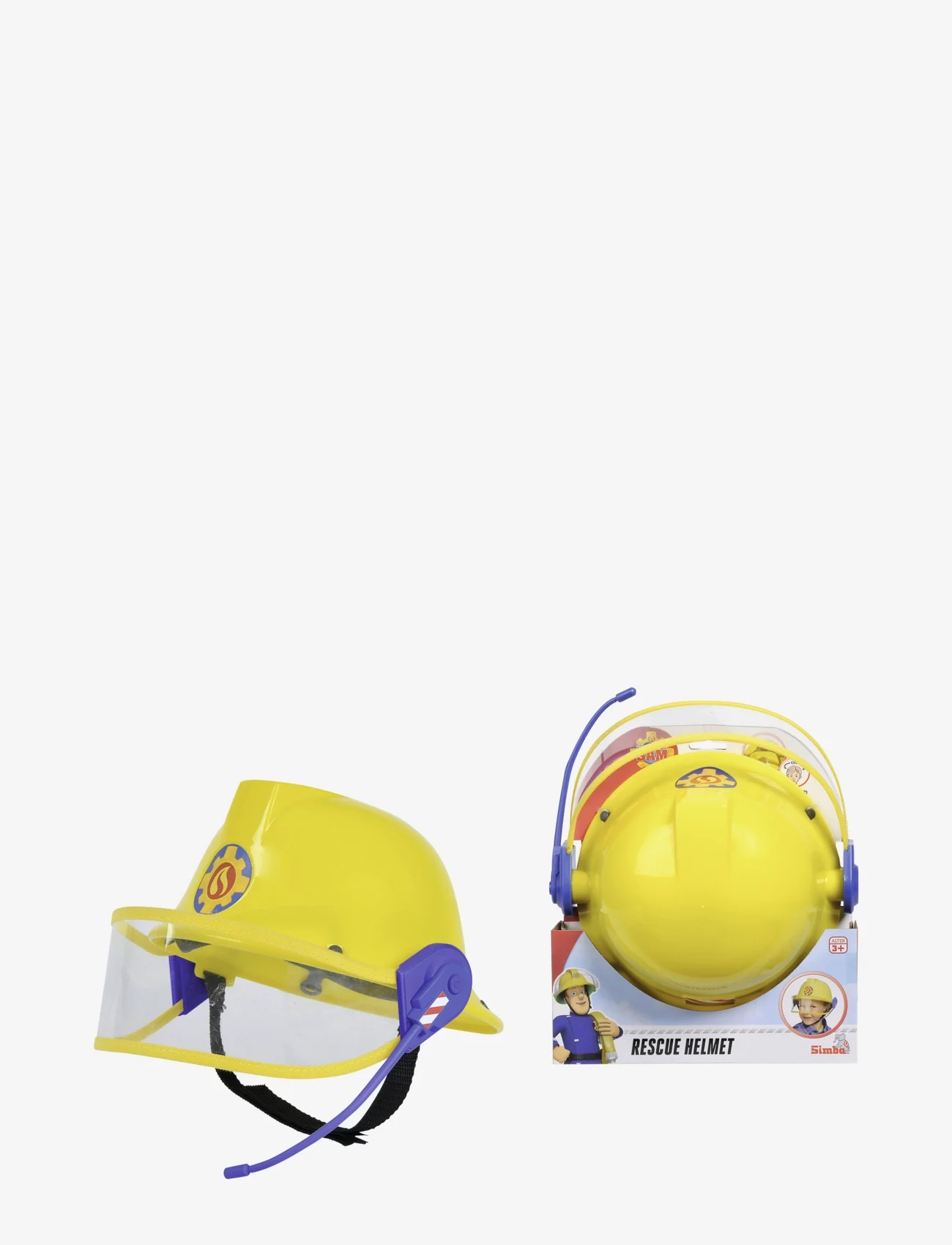 Simba Toys - Sam Plastic helmet with microphone - legetøjsværktøj - yellow - 0