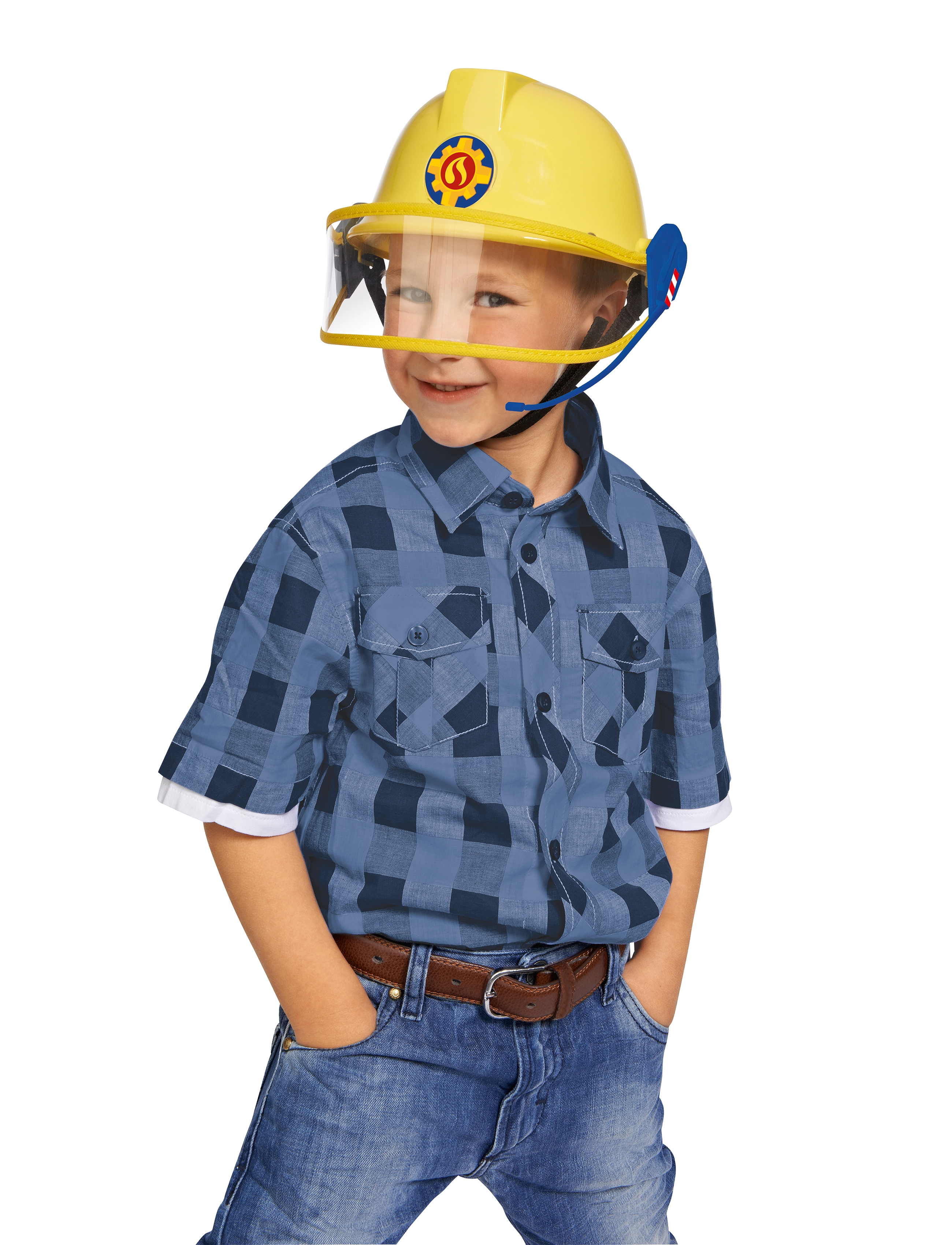 Simba Toys - Sam Plastic helmet with microphone - yellow - 2