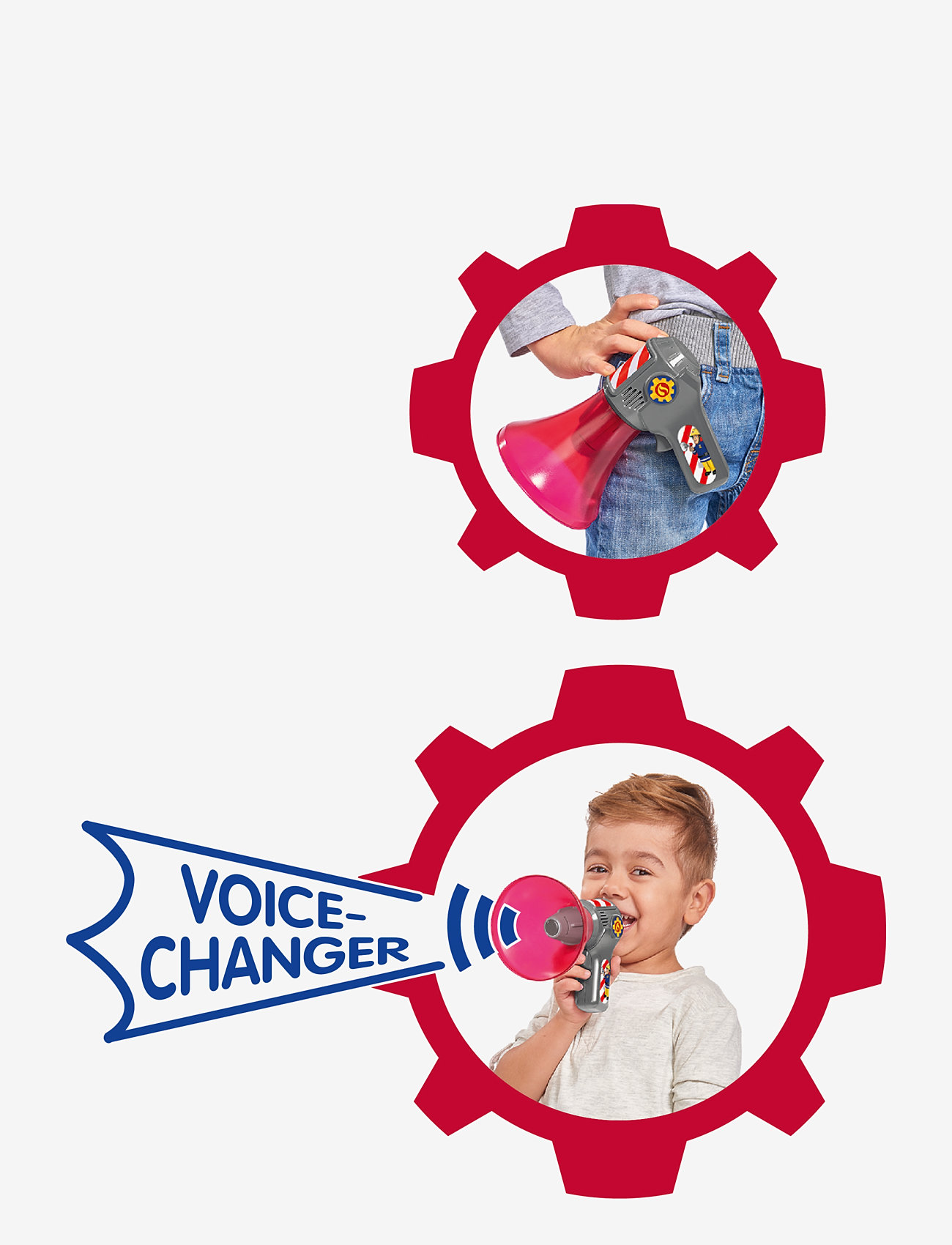 Simba Toys - Fireman Sam Megaphone - legetøjsværktøj - red - 3