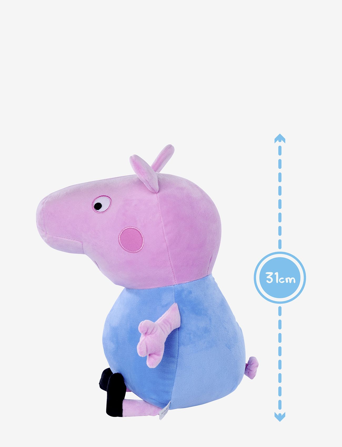 Peppa Pig - Peppa Pig Plush George, 31cm - stuffed animals - blue - 4