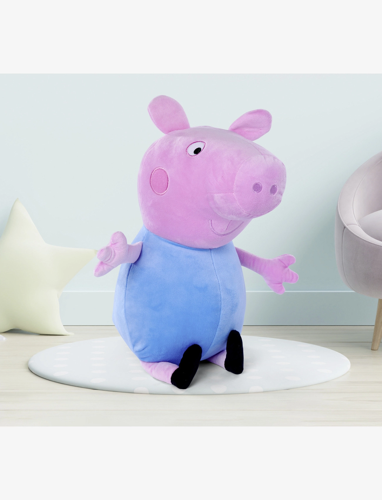 Peppa Pig - Peppa Pig Plush George, 31cm - tuskudýr - blue - 5