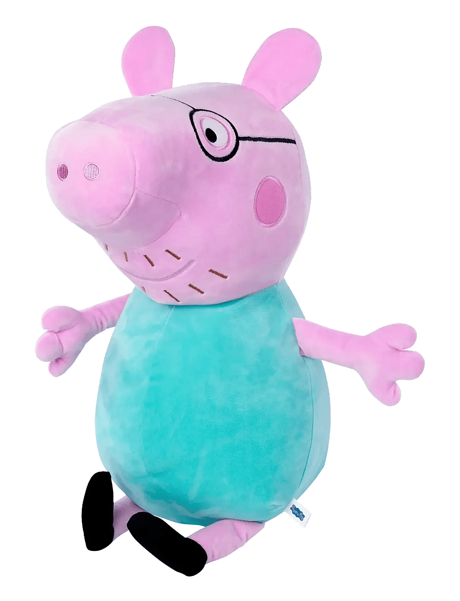 Põrsas Peppa - Peppa Pig Plush Papa Wutz, 37cm - pehmed mänguasjad - multicoloured - 1