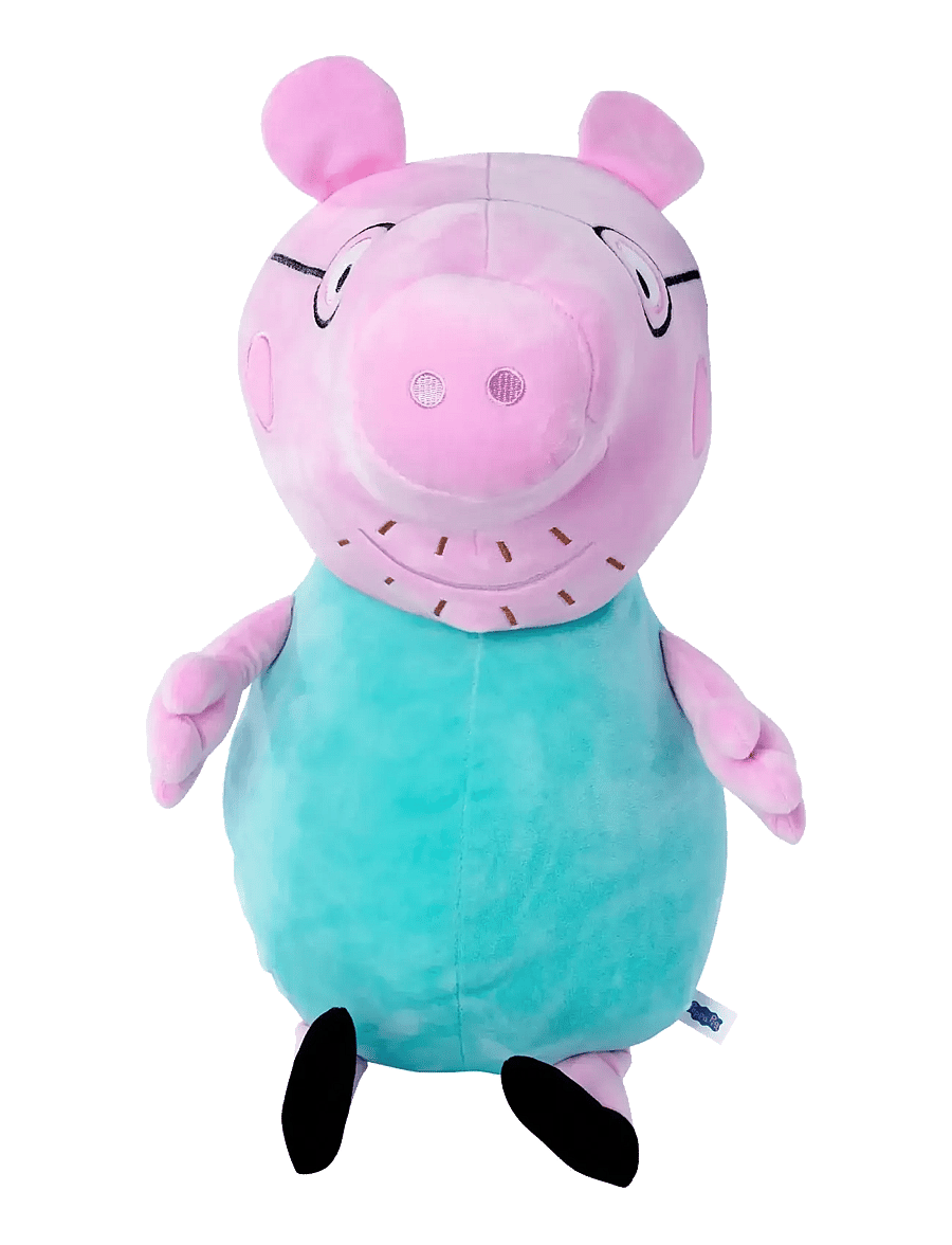 Põrsas Peppa - Peppa Pig Plush Papa Wutz, 37cm - pehmed mänguasjad - multicoloured - 2