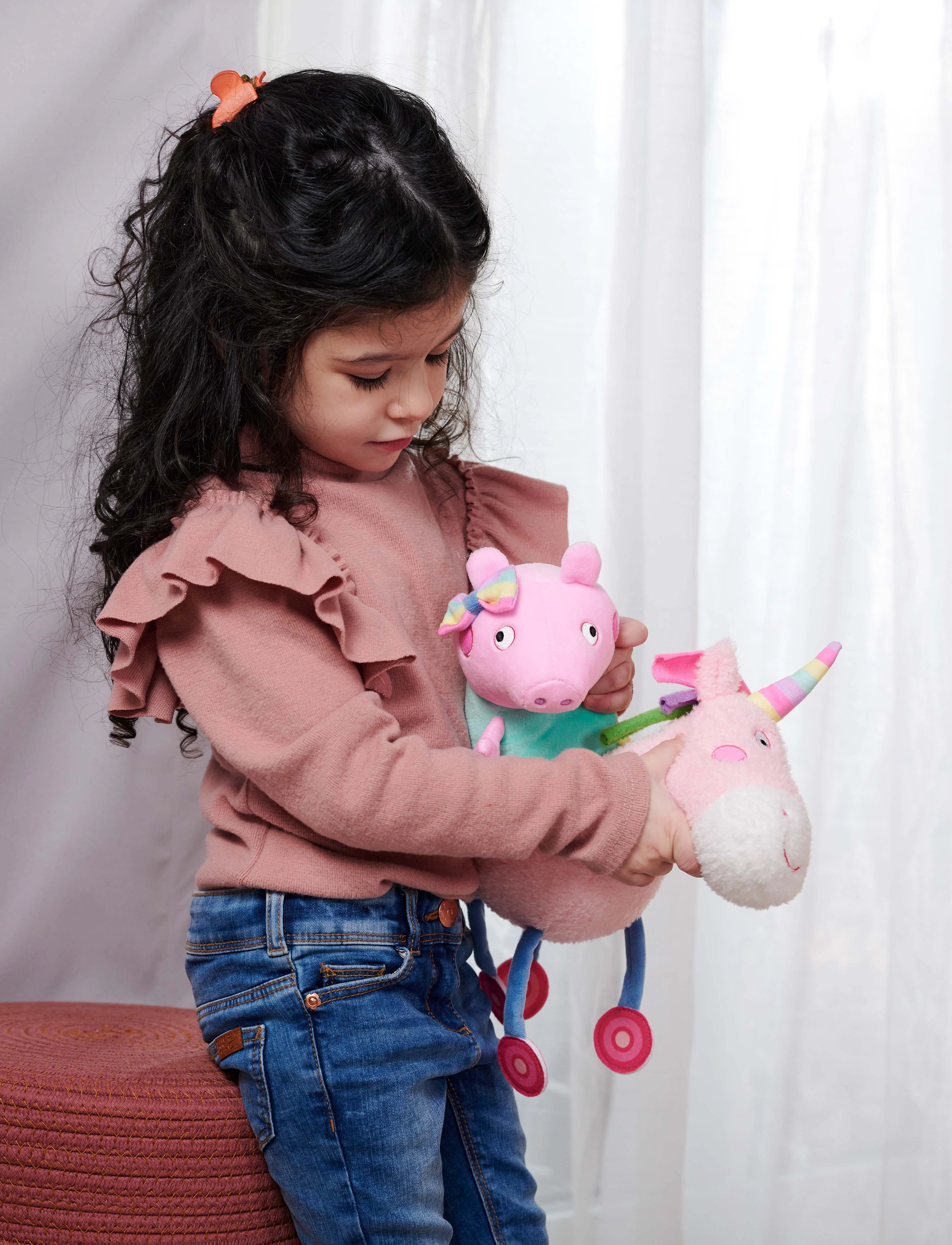 Simba Toys - Peppa Pig Plush Peppa with Unicorn - pink - 3