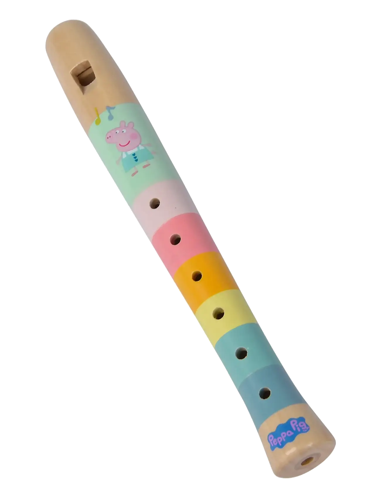 Gurli Gris Peppa Pig Wooden Flute 20cm - Musikinstrumenter - MULTICOLOURED / beige