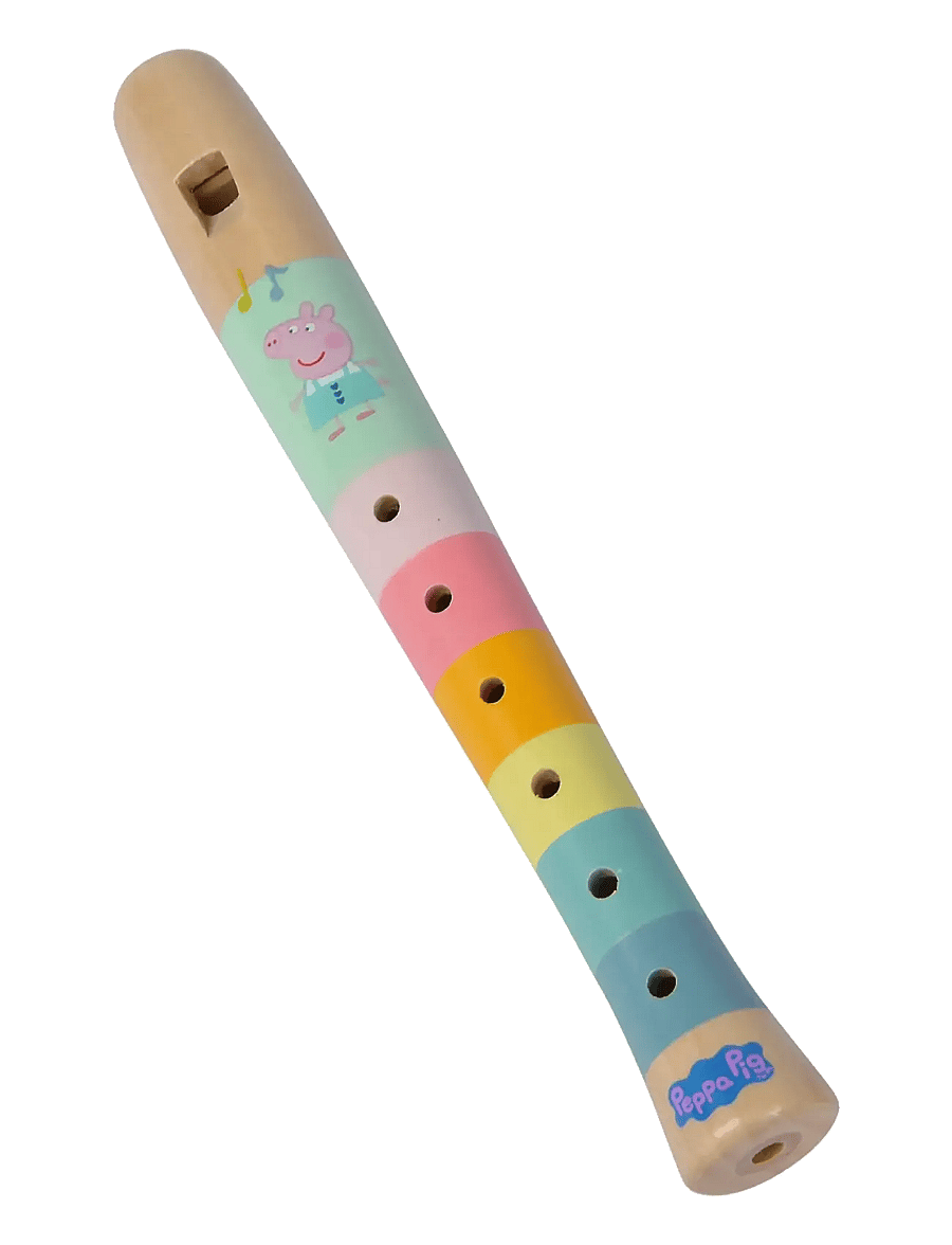 Peppa Wutz - Peppa Pig Wooden Flute 20cm - musikinstrument - multicoloured - 1