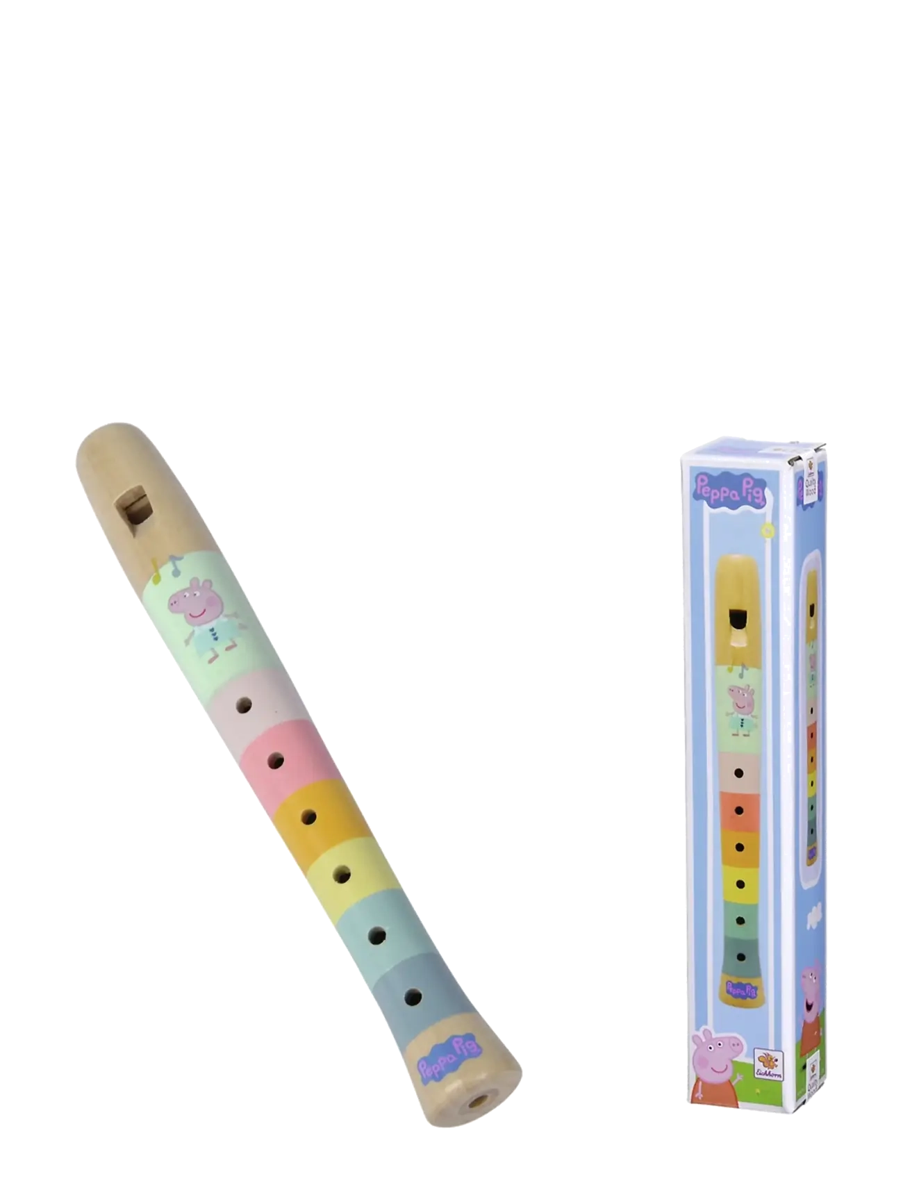 Gurli Gris - Peppa Pig Wooden Flute 20cm - musikinstrumenter - multicoloured - 2