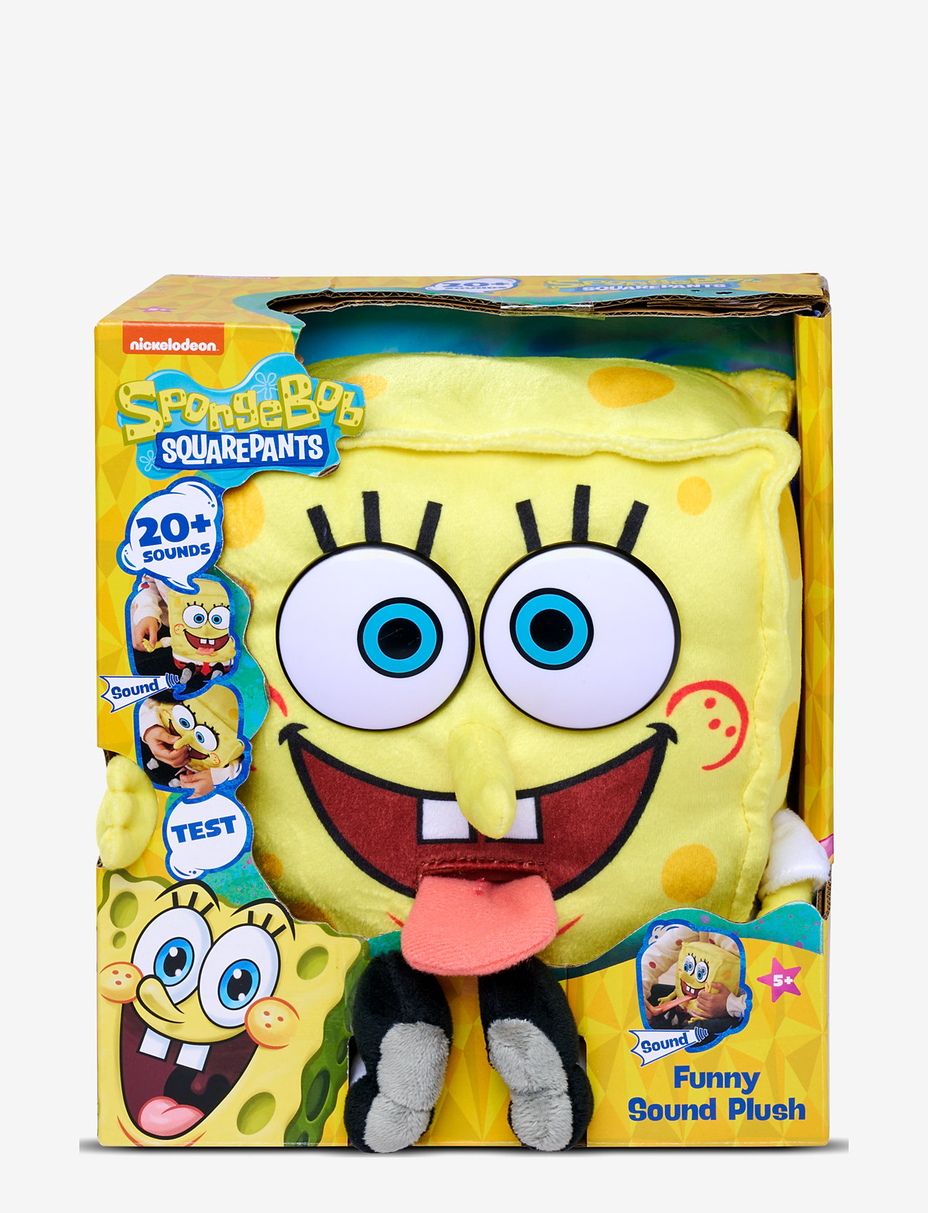 Simba Toys - SpongeBob SquarePants, SpongeBobFeature Plush (30 cm) - pehmolelut - yellow - 3