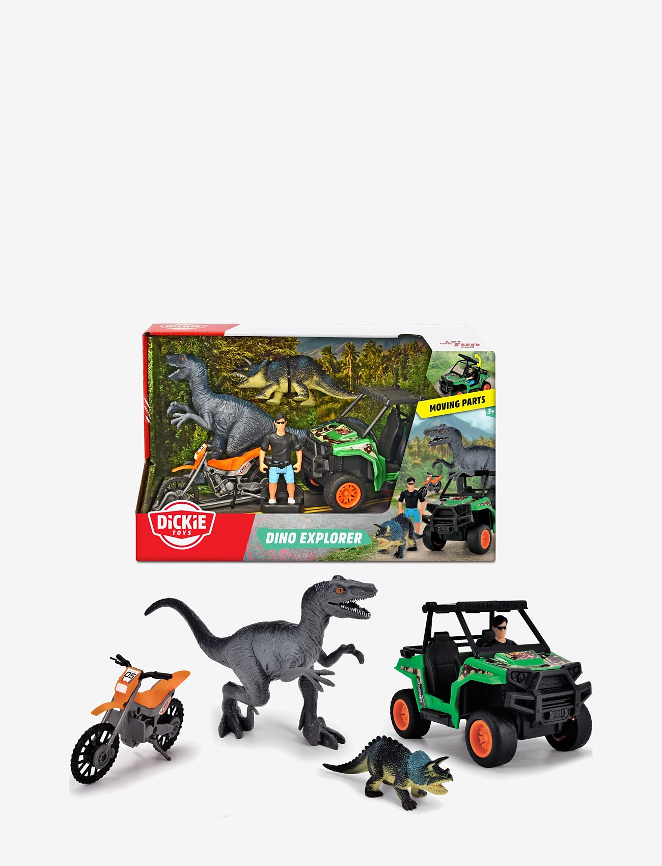 Simba Toys - Dickie Toys Dino Tracker - legesæt - multi coloured - 0