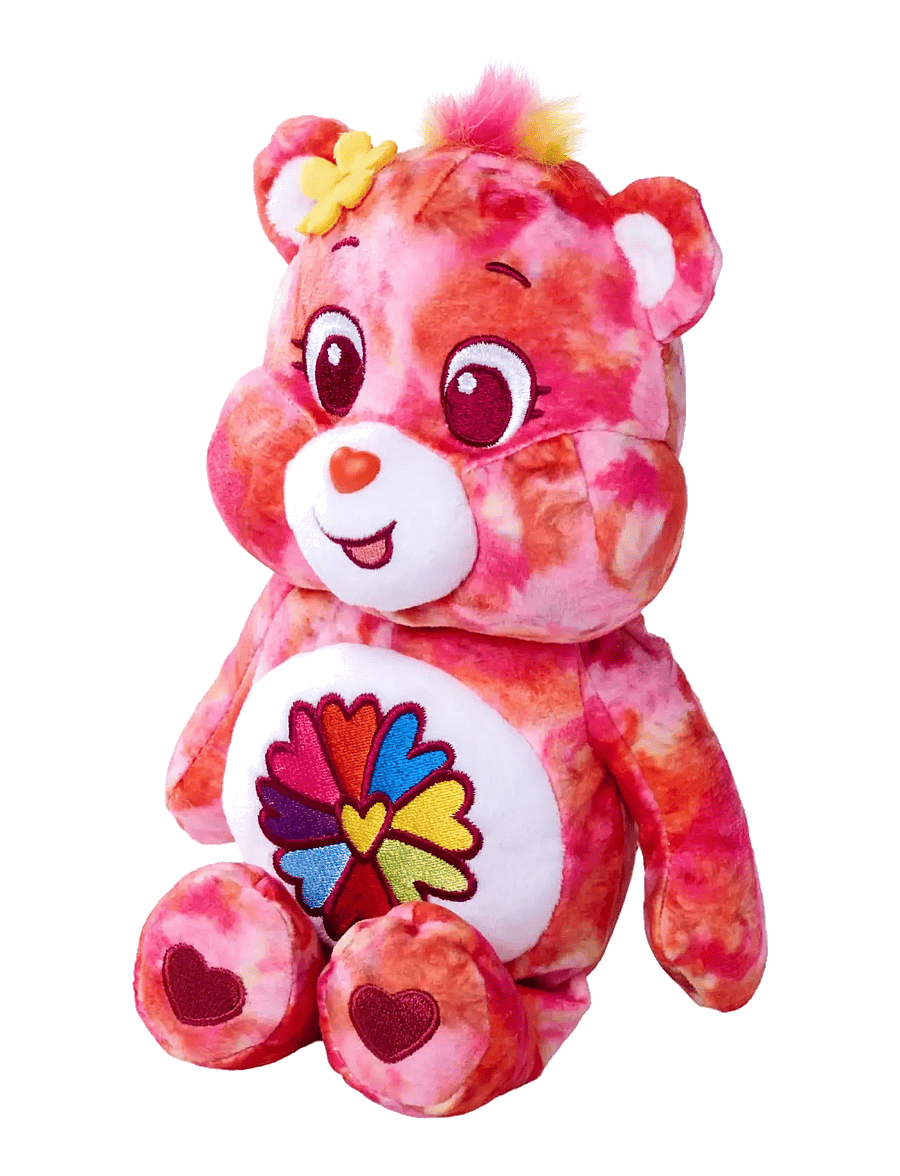 Simba Toys - Care Bears Plush - Flower Power Bear (35 cm) - red - 0