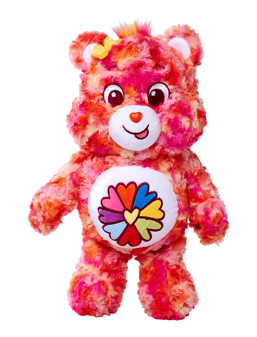 Simba Toys - Care Bears Plush - Flower Power Bear (35 cm) - red - 1