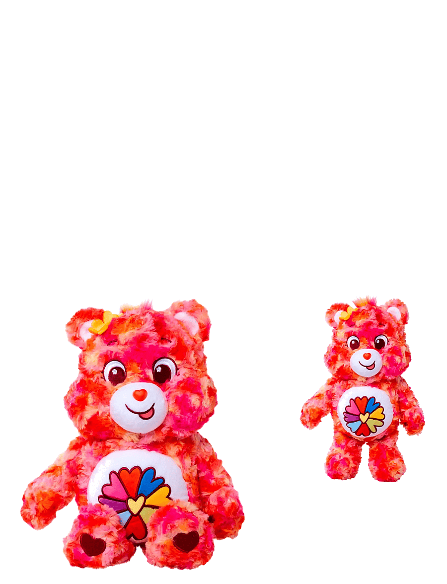 Simba Toys - Care Bears Plush - Flower Power Bear (35 cm) - red - 2