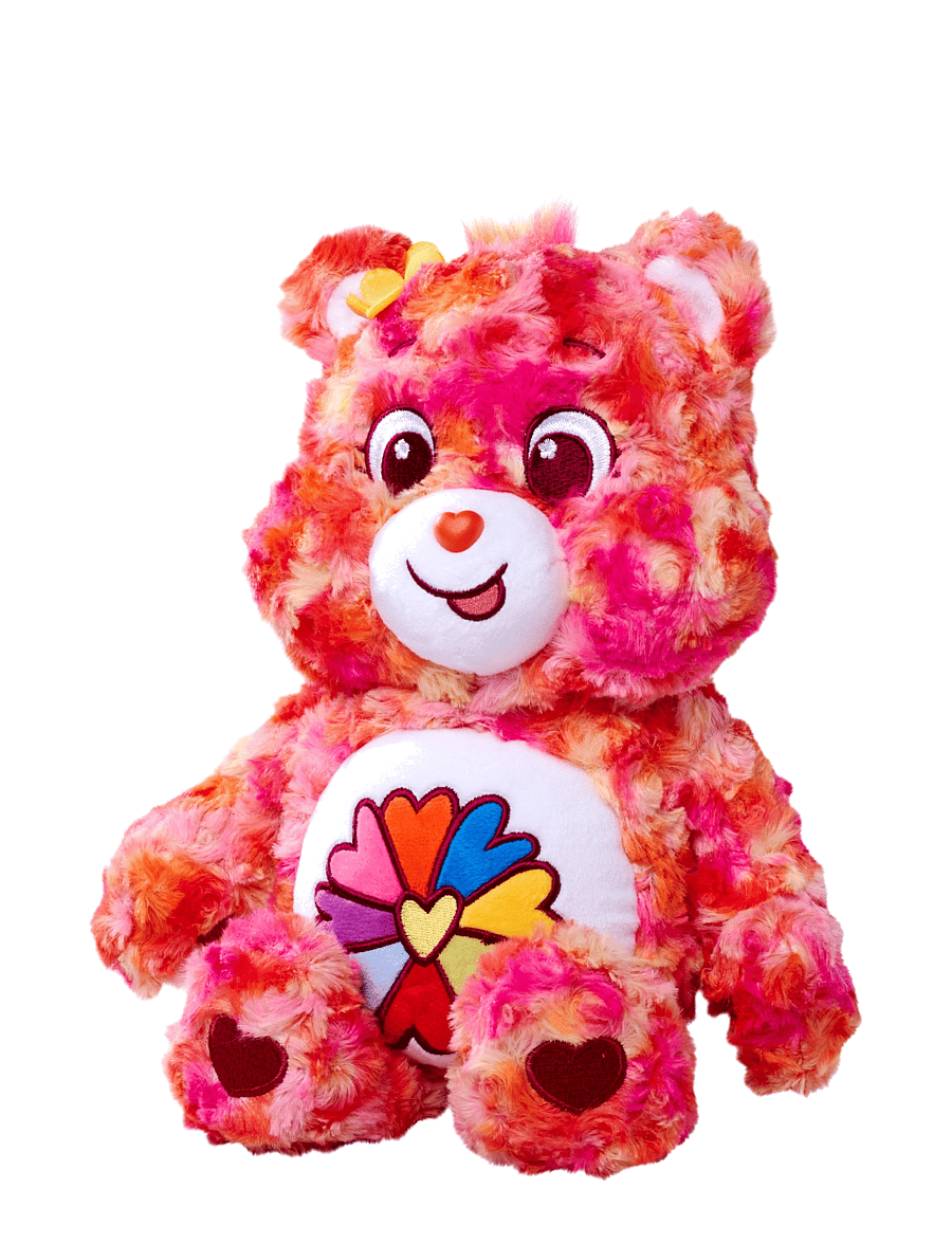 Simba Toys - Care Bears Plush - Flower Power Bear (35 cm) - red - 3