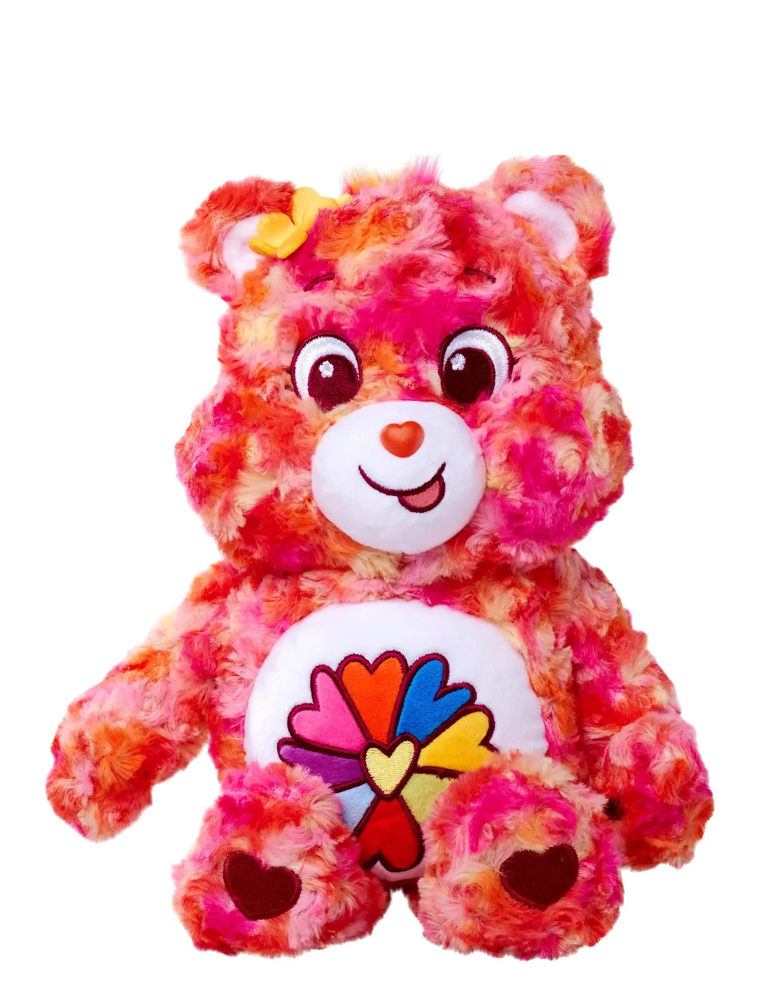 Simba Legetøj Care Bears Plush - Flower Power Bear (35 cm), One Size, Multi/patterned, Soft Legetøj > Stuffed Legetøj, Børn