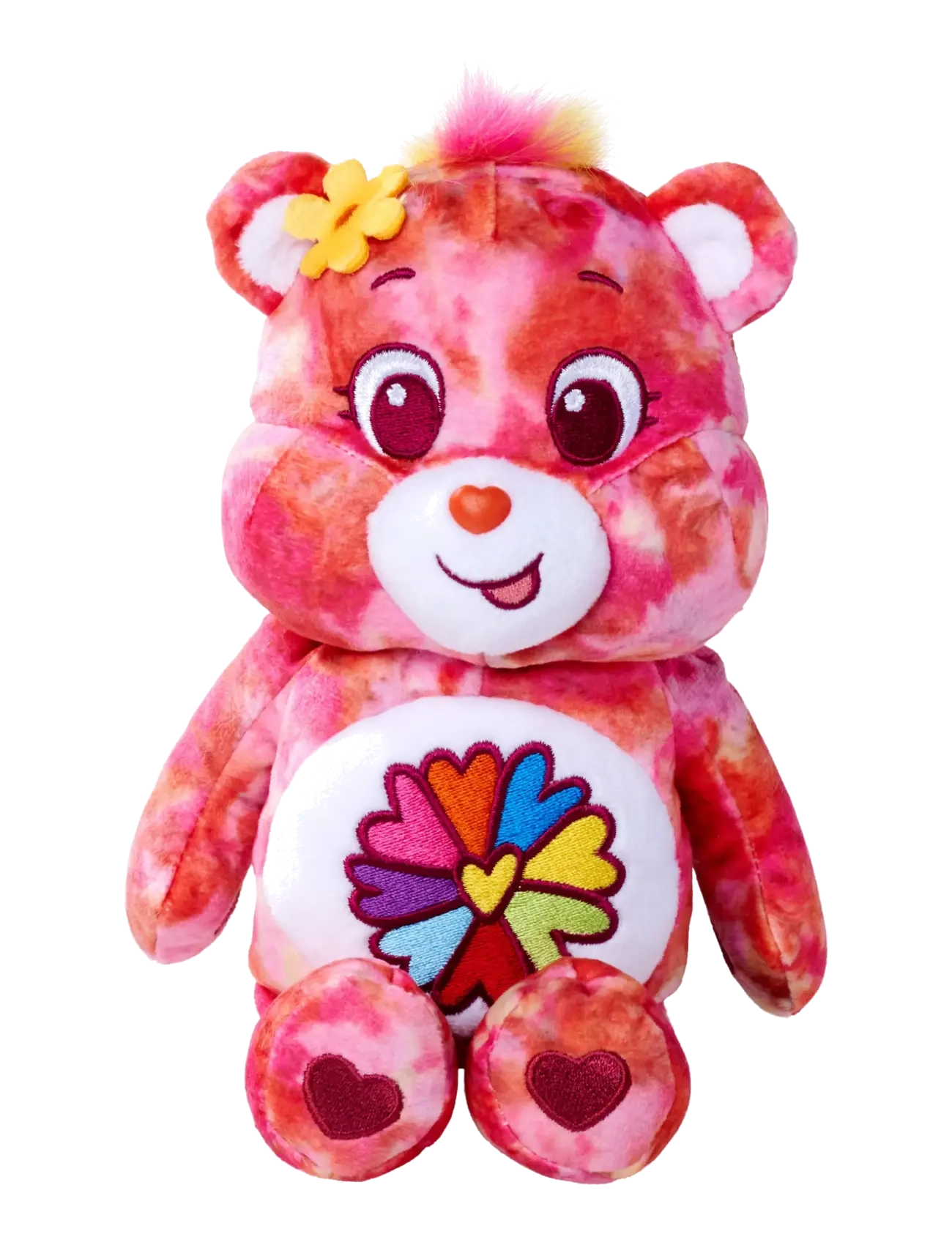 Simba Legetøj Care Bears Plush - Flower Power Bear (23cm), One Size, Red, Soft Legetøj > Teddy Bears, Børn