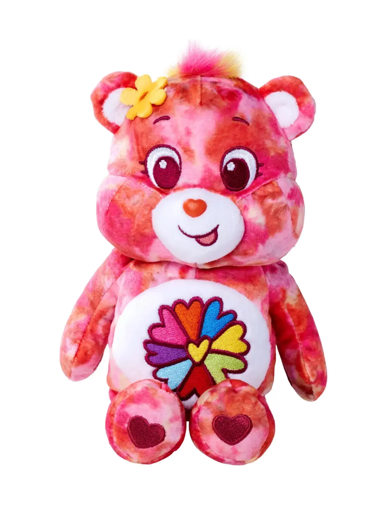 Simba Toys Care Bears Plush - Flower Power Bear (23cm) - Teddybjørne - MULTI COLOURED / pink/rose