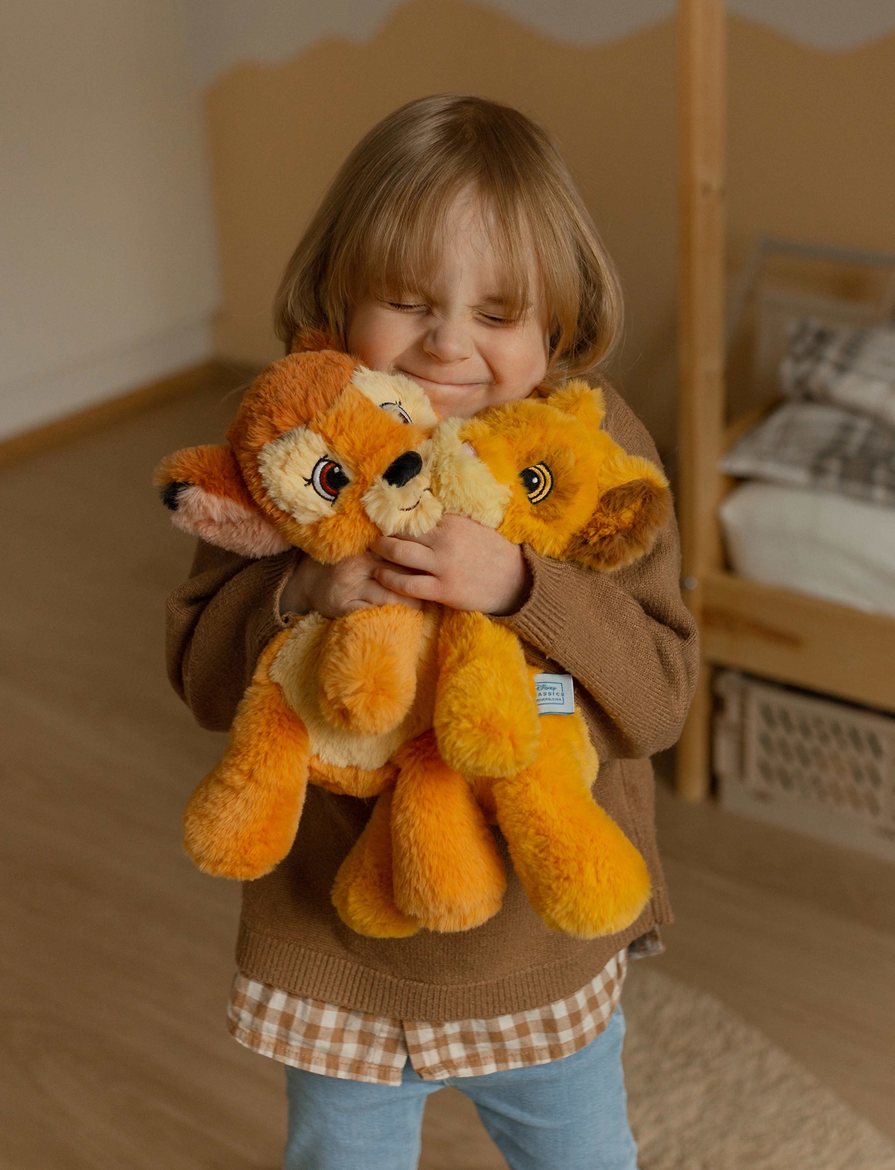 Bambi Disney Super Soft Bambi, 25Cm, Børn, Stuffed Dyr, Orange, Str: H:25CM