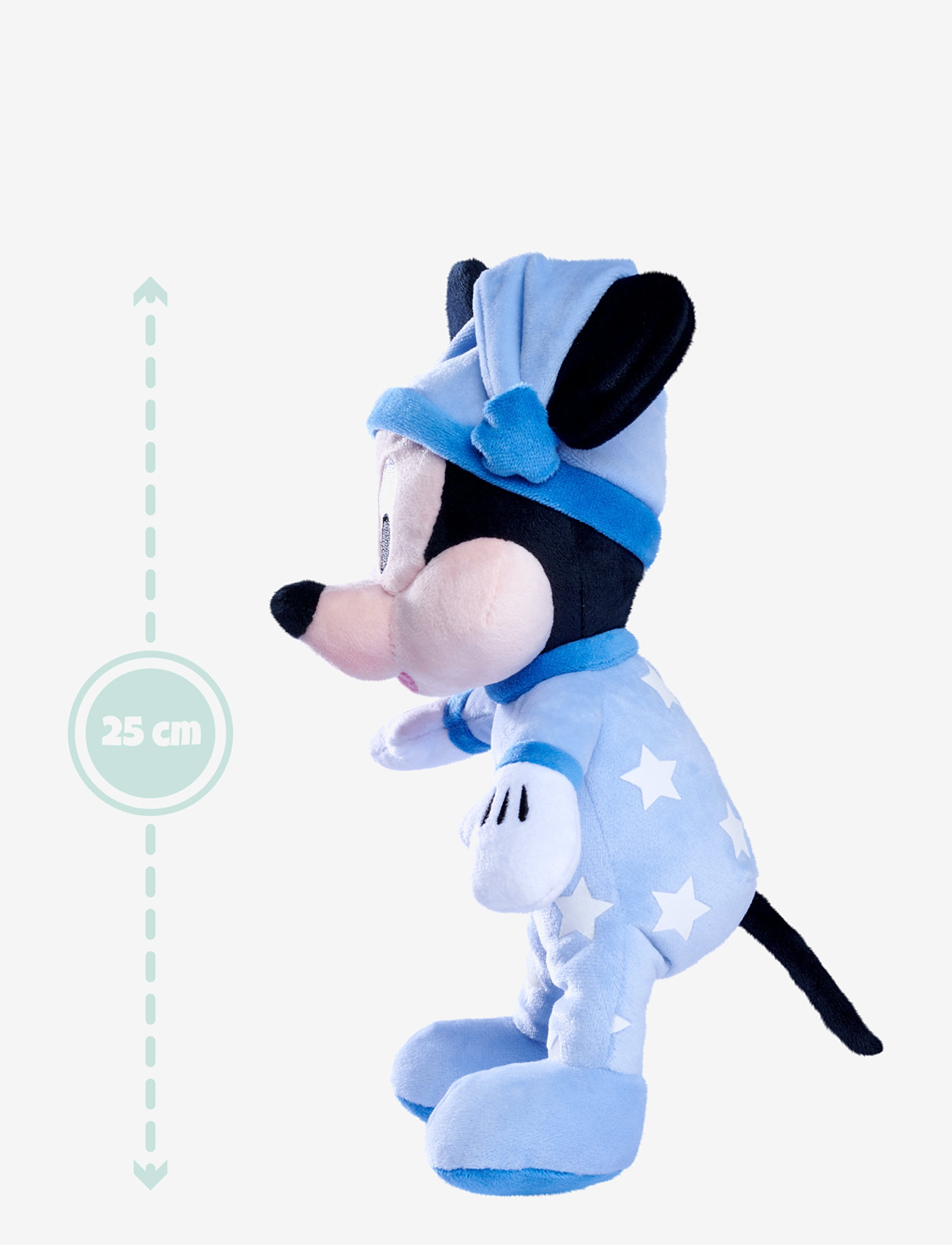 Simba Toys - Disney Sleep Well Mickey GID Plush - blue - 4