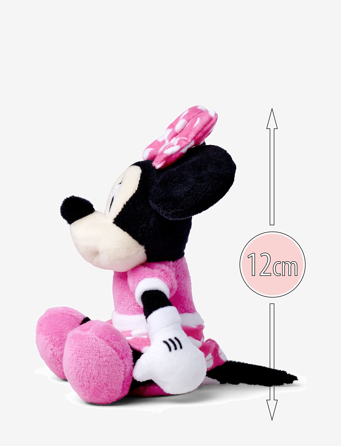 Mickey Mouse - Disney Mimmi Pigg, Magnetisk Axelkompis (12 cm) - kosedyr - pink - 5