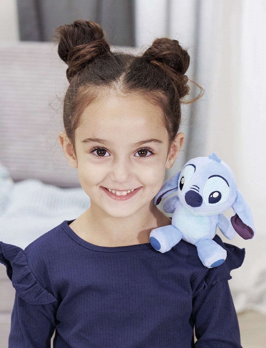 Lilo & Stitch - Disney Stitch Pigg, Magnetisk Axelkompis (12 cm) - kuscheltiere - blue - 0