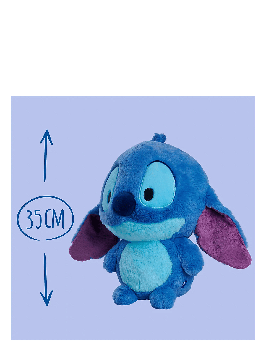 Simba Toys - Simba Plush - Huggables Stitch – 35 cm - geschenke unter 50€ - blue - 2