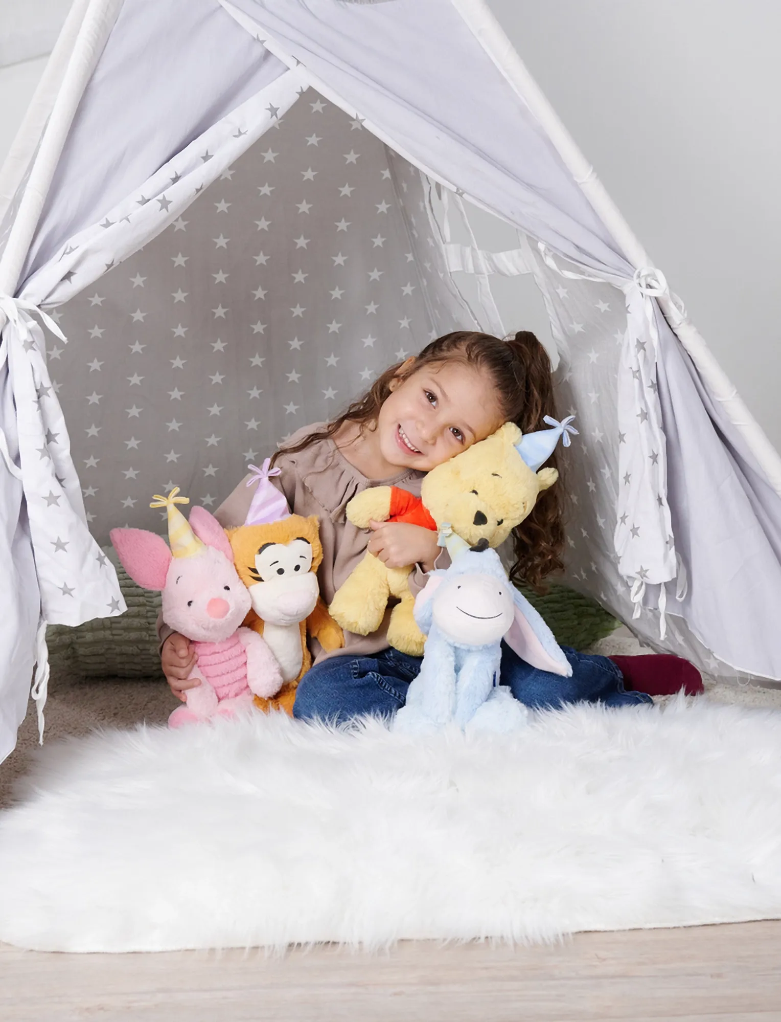 Nalle Puh - Disney Plush-Nasse–23 cm - mjukisdjur - pink - 0
