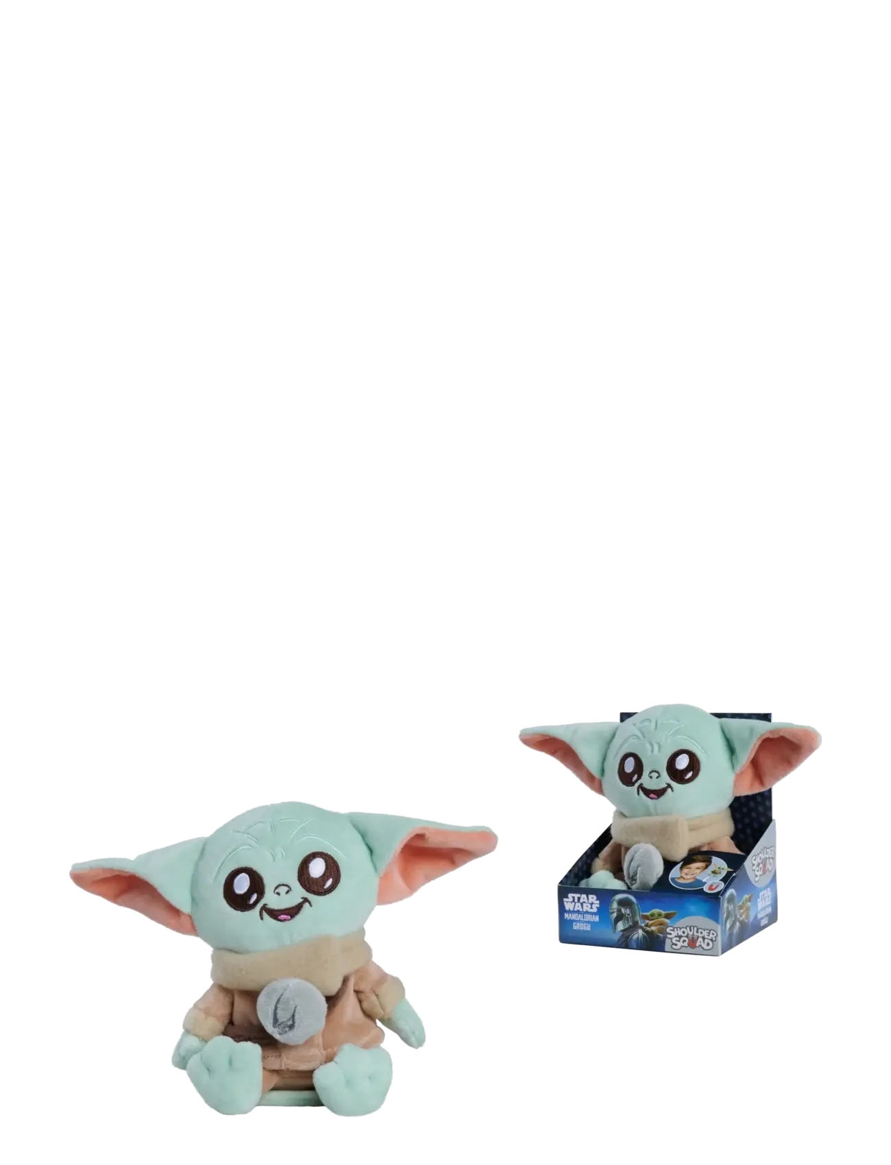 Star Wars Simba Plush – Grogu Shoulder Squad, One Size, Soft Spielzeug, Grün - Stuffed Kinder