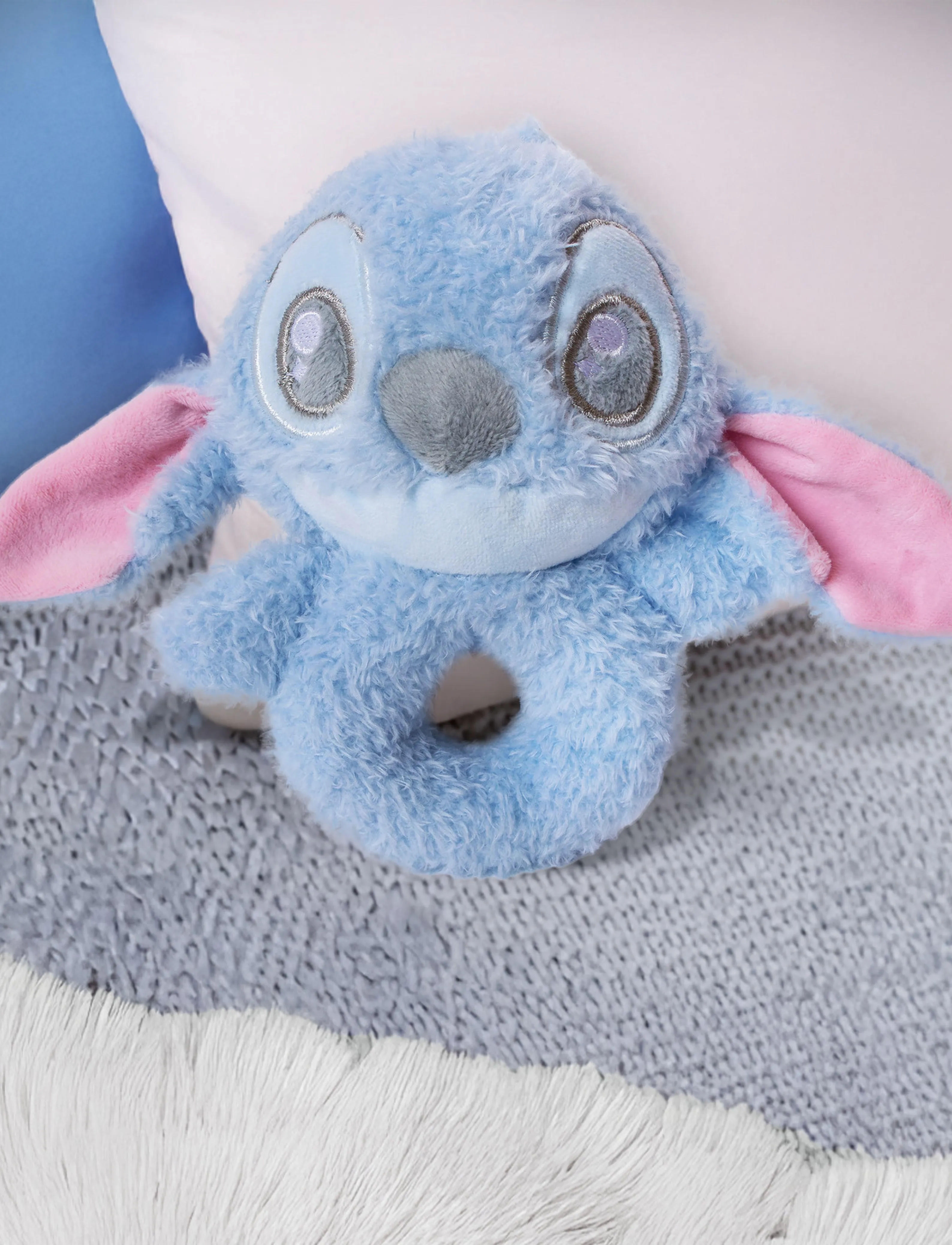 Lilo & Stitch - Simba Plush - Disney – Stitch Soft Plush Rattle - rattles - multi coloured - 2