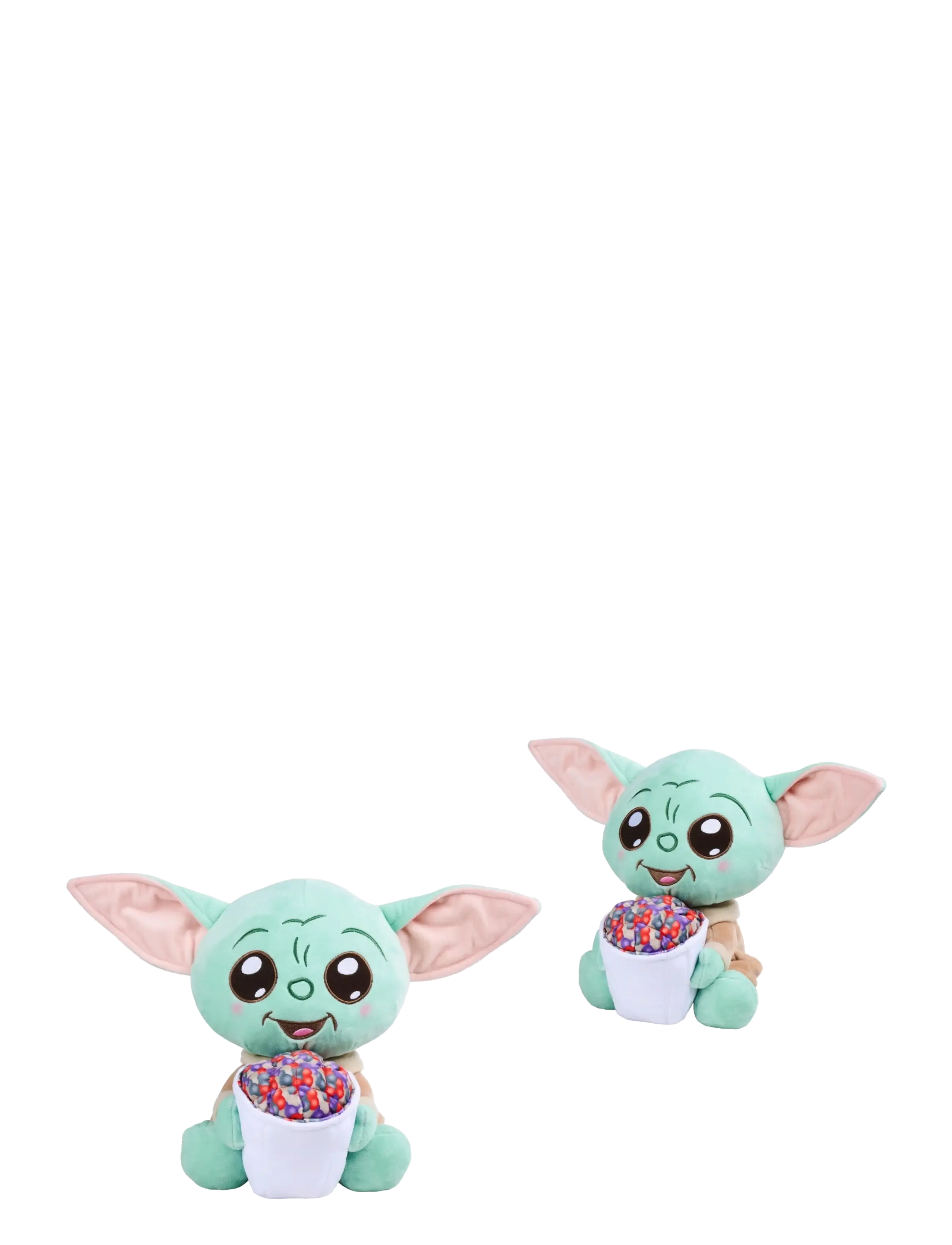Star Wars Simba Plush - Star Wars – Grogu With Popcorn, 25 cm, One Size, Green, Soft Legetøj > Stuffed Legetøj, Børn
