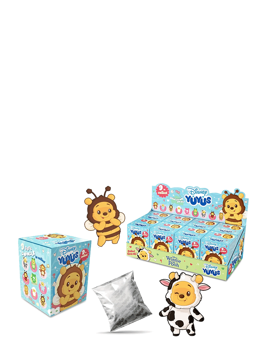 Nalle Puh - Disney YuYus Winnie the Pooh Plush Keyring - film & sagofigurer - multi coloured - 0