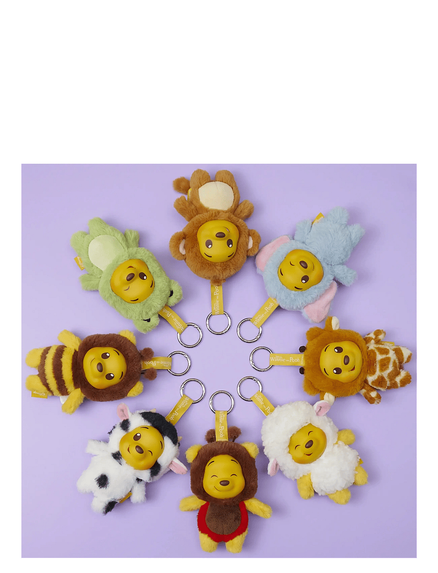 Nalle Puh - Disney YuYus Winnie the Pooh Plush Keyring - film & sagofigurer - multi coloured - 2