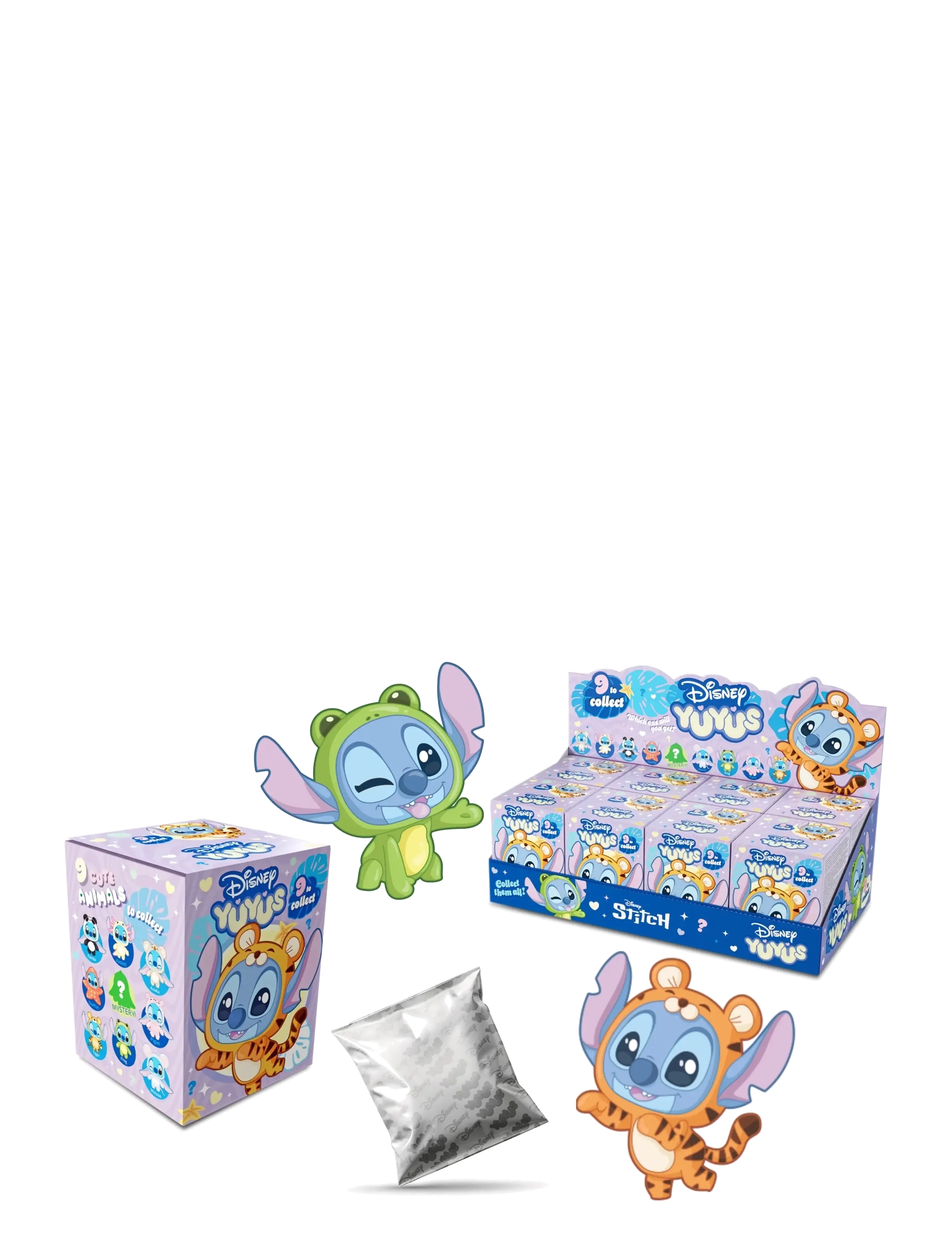 Lilo & Stitch Disney YuYus Stitch Plush Keyring - Legetøjsfigurer & Sæt - MULTI COLOURED / multi