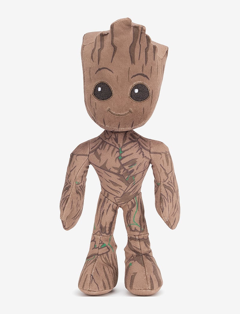 Simba Toys - Marvel Guardians of the Galaxy, Groot 25cm - knuffelspeelgoed - brown - 0