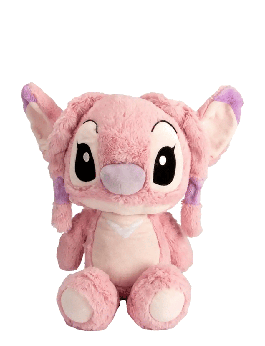 Simba Toys - Disney Lilo & Stitch Flopsies, Angel Plush (41cm) - sünnipäevakingitused - pink - 0