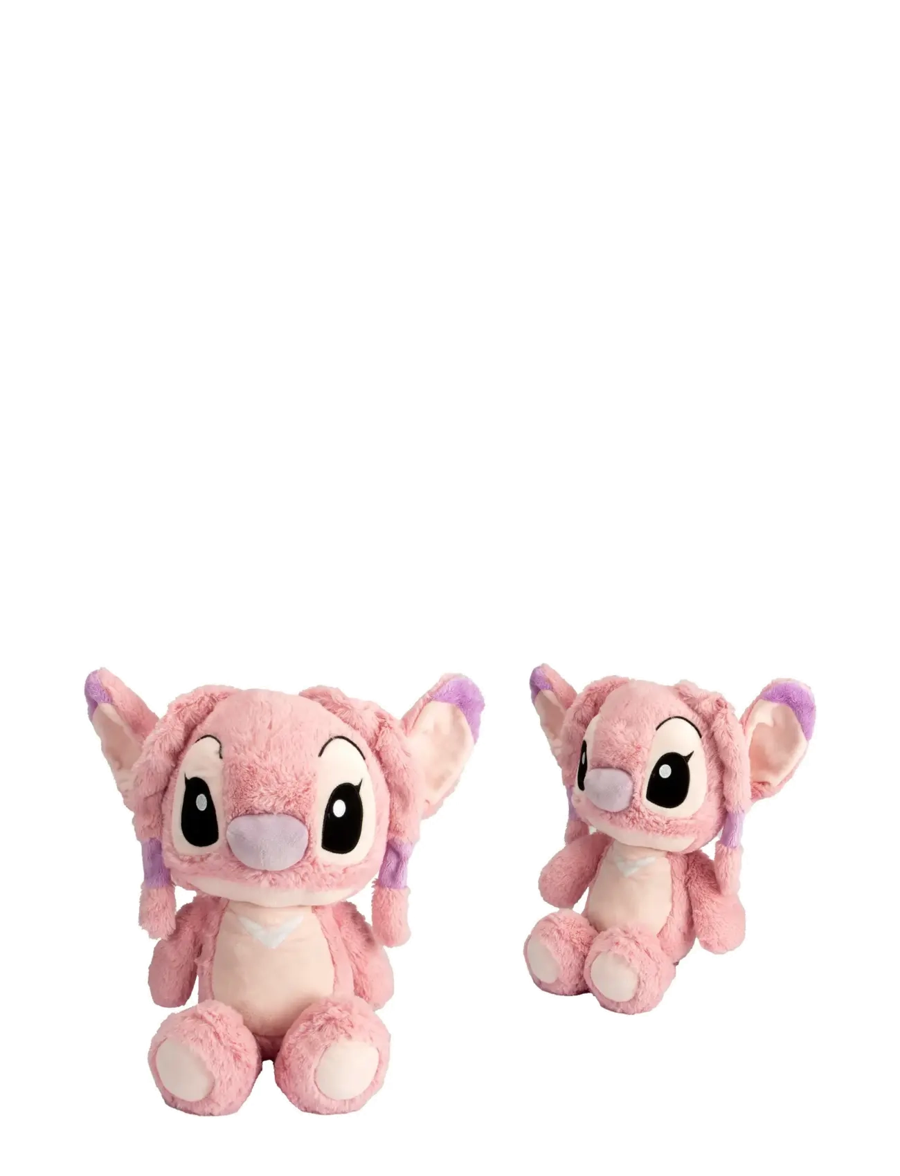 Simba Toys Disney Lilo & Stitch Flopsies, Angel Plush (41cm) - Tøjdyr - PINK / pink/rose