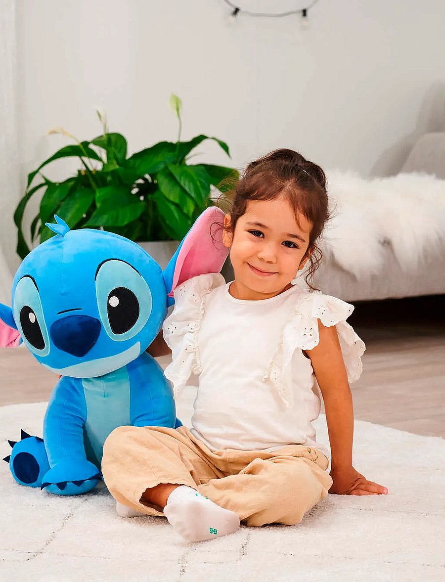 Lilo & Stitch - Disney - Squishy Stitch (45cm) - bamser - pink - 0