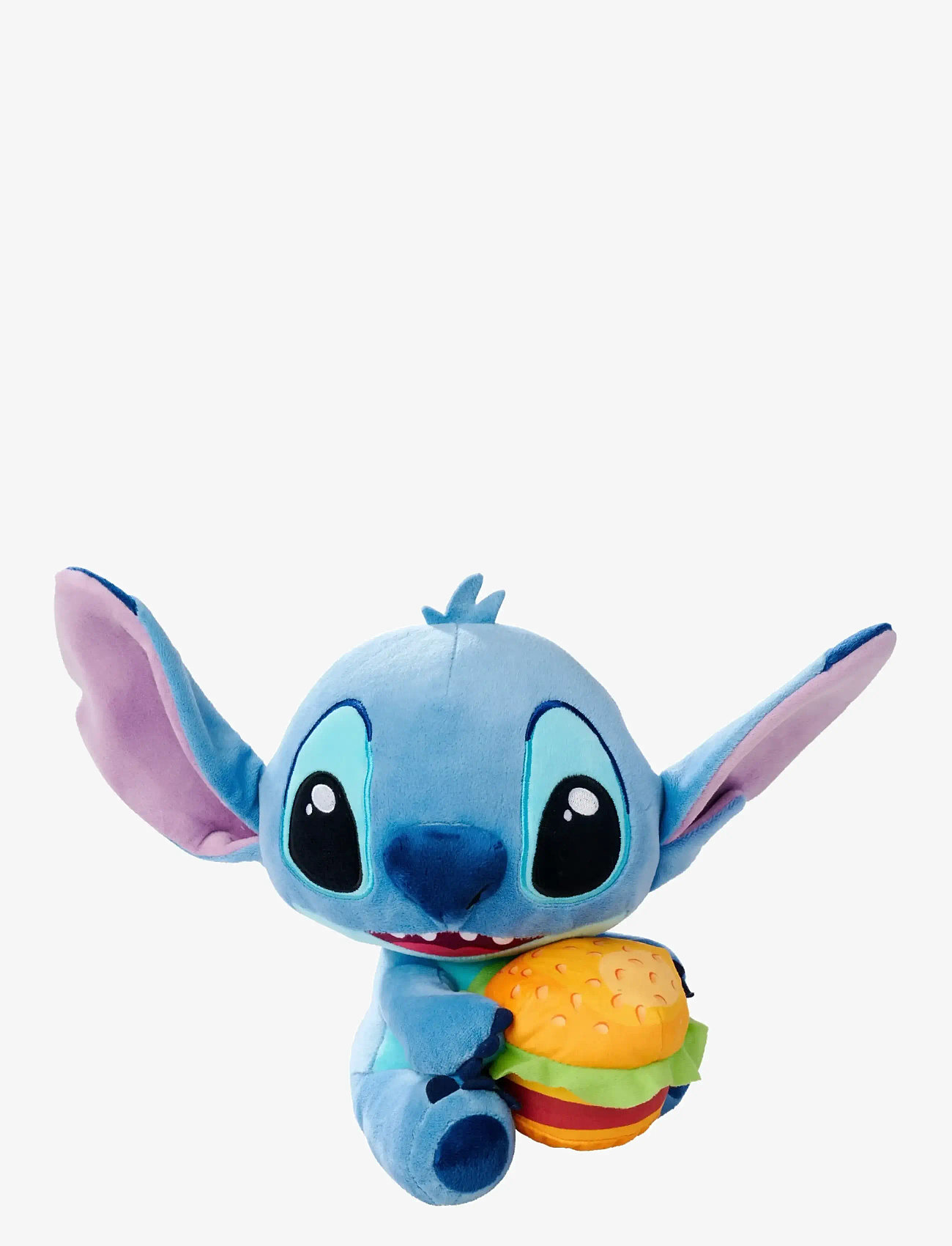 Lilo & Stitch - Disney Stitch with burger Plush (25cm) - kuscheltiere - blue - 1