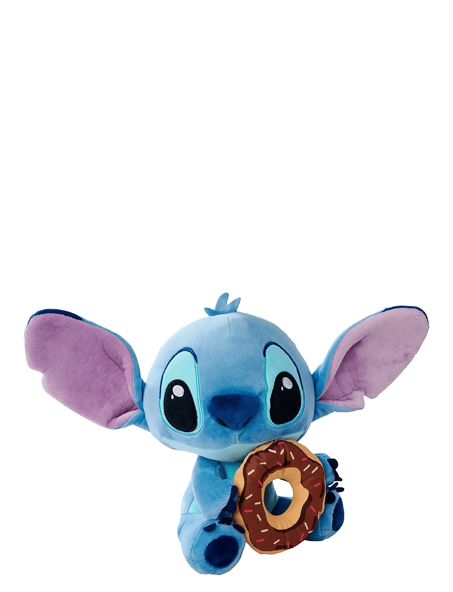 Lilo & Stitch - Disney Stitch with Doughnut 25 cm - tøjdyr - blue - 1