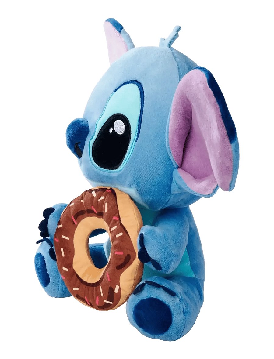Lilo & Stitch - Disney Stitch with Doughnut 25 cm - tøjdyr - blue - 2