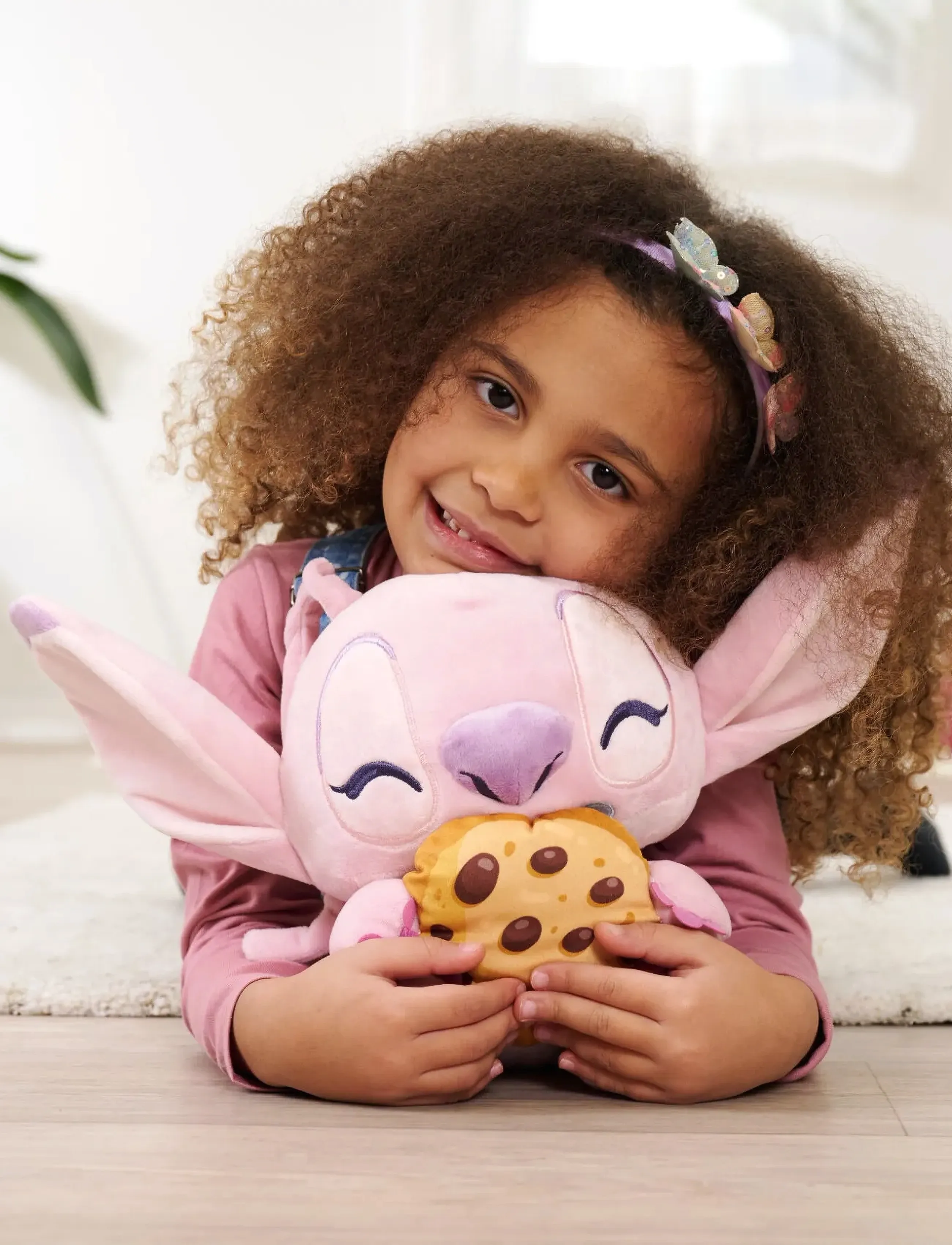 Lilo & Stitch Disney Angel With Cookie 25 Cm, Børn, Stuffed Dyr, Pink, Str: 25 CM